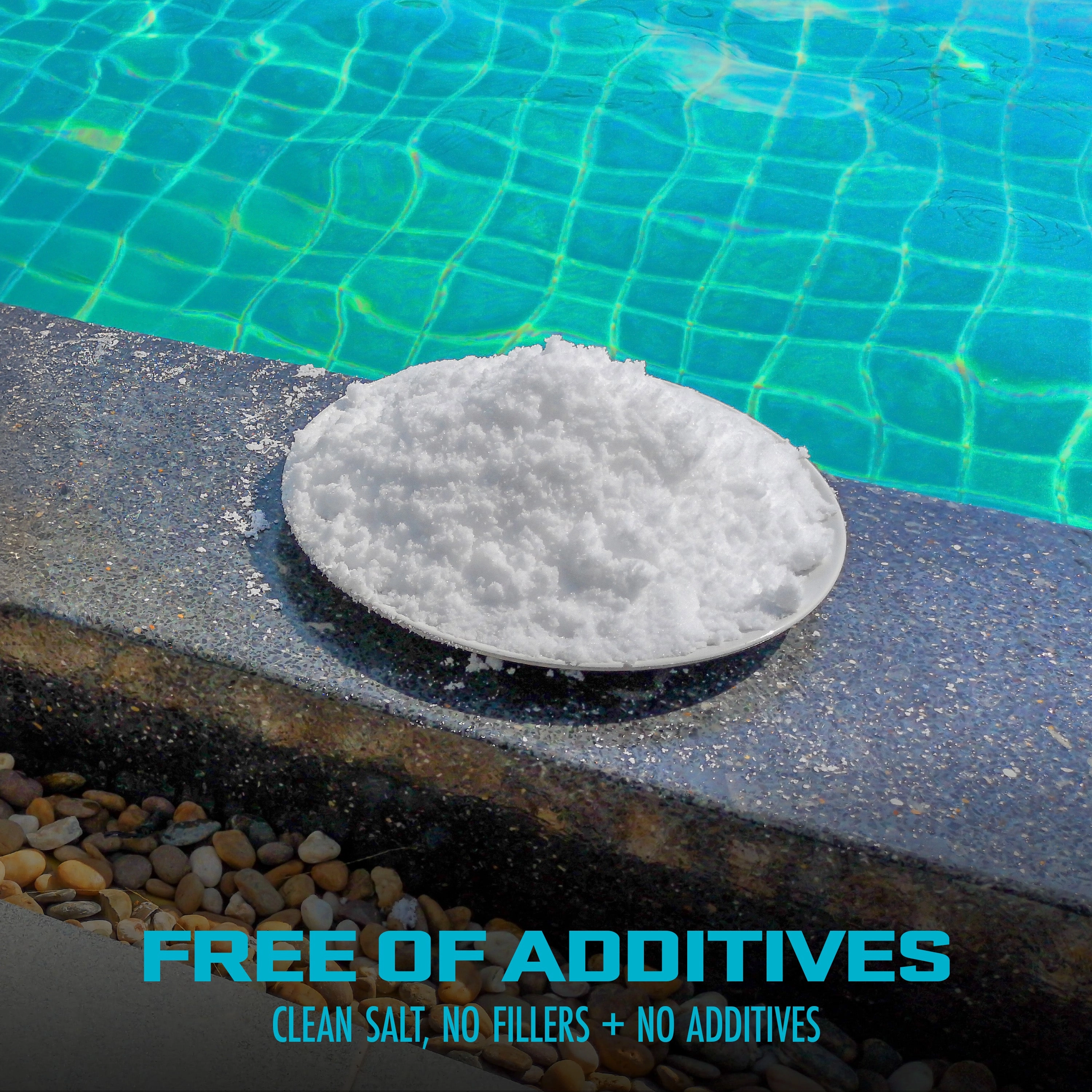 Aqua Joe AJ-PS40 Pool   Spa Salt | For Chlorine Generators | Fast Dissolving | 40-Lb. Bag