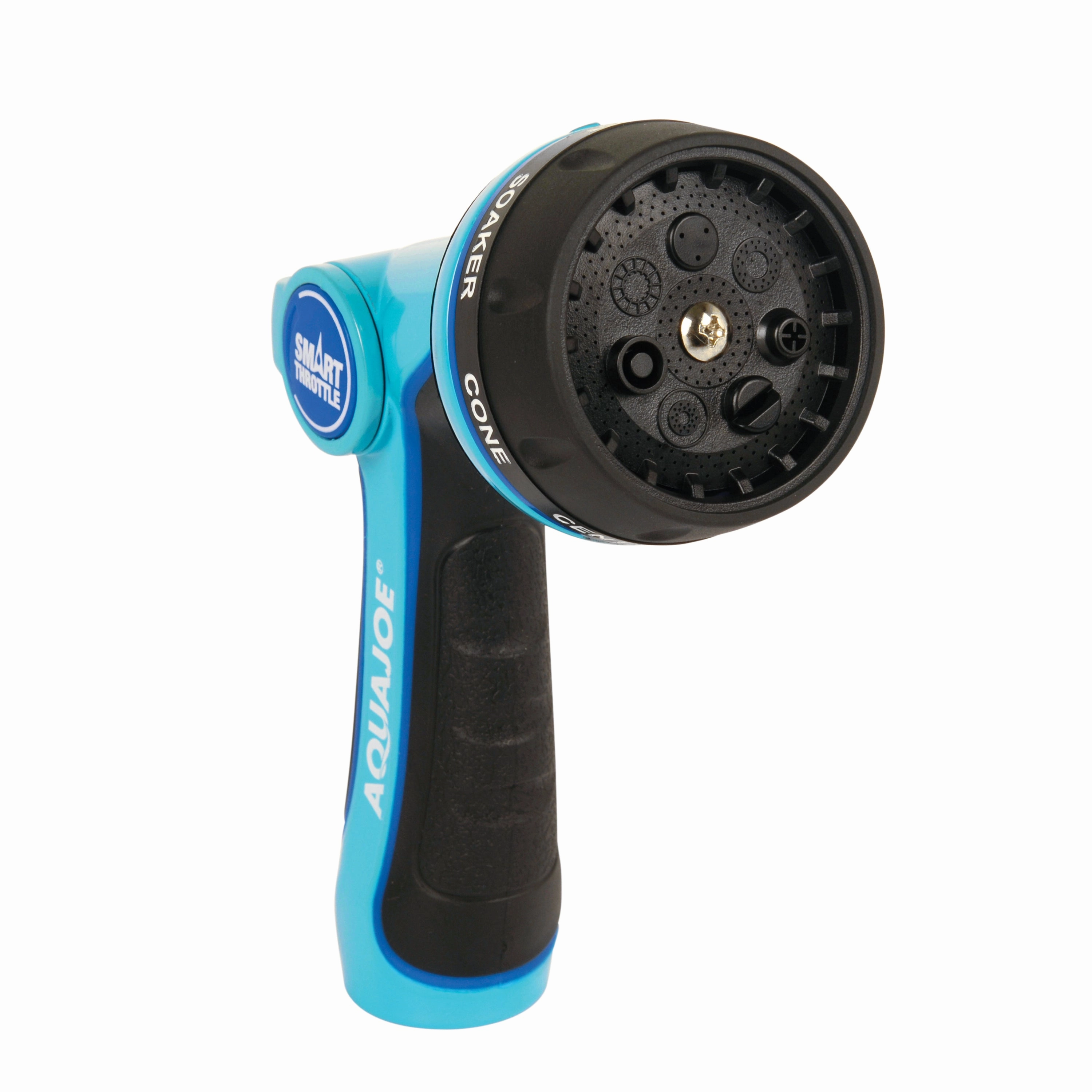 Aqua Joe Indestructible Watering Bundle | Includes Heavy Duty Stainless Steel Hose. Indestructible Multi-Function Nozzle. and Indestructible Tripod Sprinkler