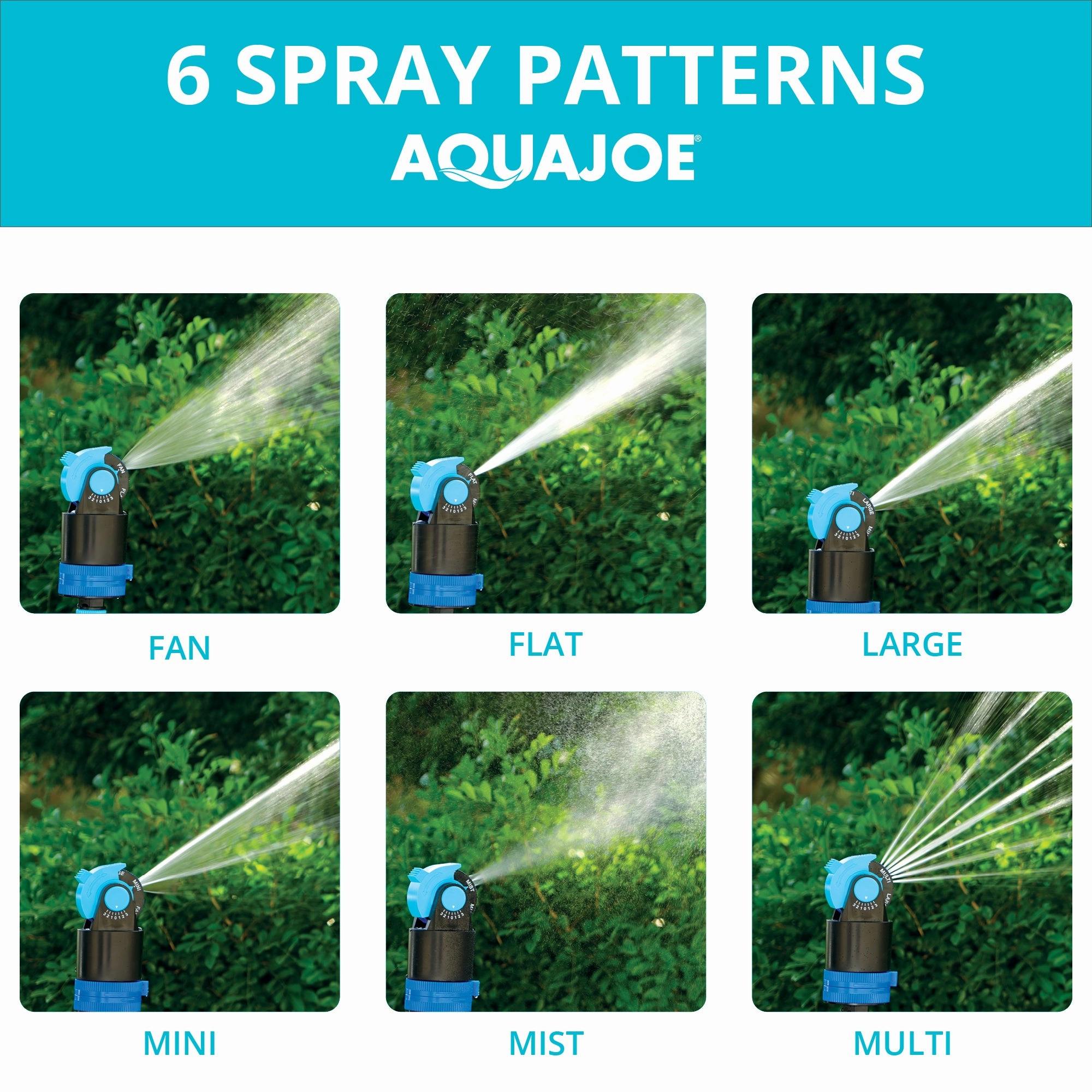 Aqua Joe Indestructible Watering Bundle | Includes Heavy Duty Stainless Steel Hose. Indestructible Multi-Function Nozzle. and Indestructible Tripod Sprinkler