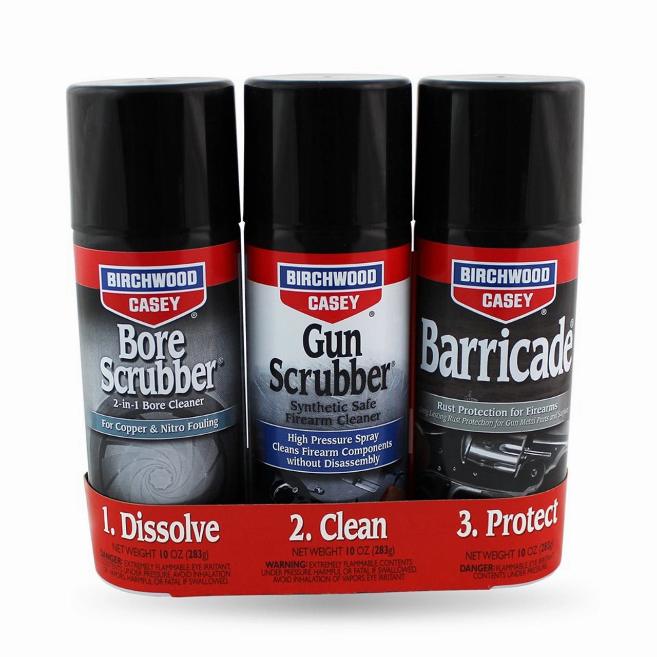 Birchwood Casey 1-2-3 Aerosol Value Pack. 3 Aerosol Can
