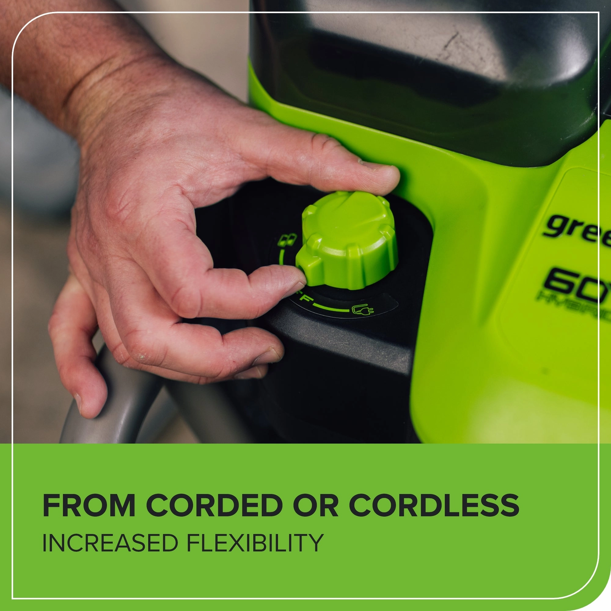 Corded/60V 3000-PSI 2.0 GPM Electric Pressure Washer w/ (2) 5.0Ah Batteries & Dual-Port Charger