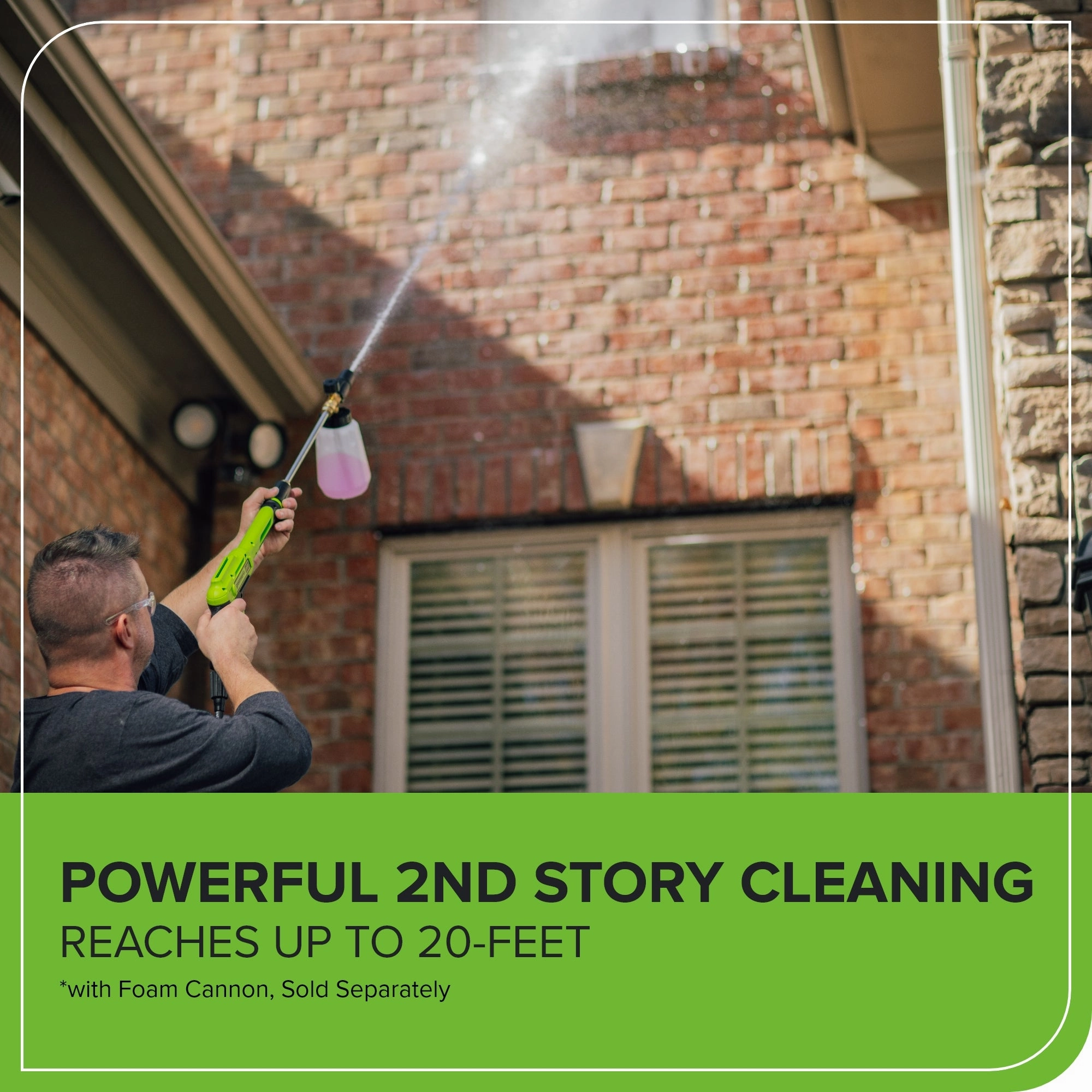 Corded/60V 3000-PSI 2.0 GPM Electric Pressure Washer w/ (2) 5.0Ah Batteries & Dual-Port Charger
