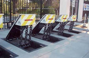 DSC2000 Wedge Barricade  K-12 Crash Rated Barrier