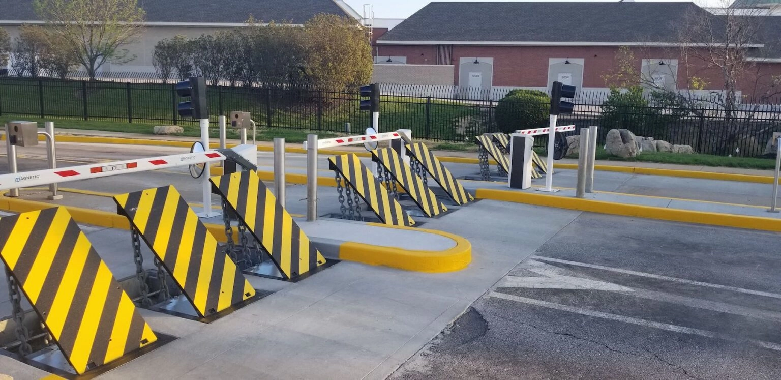 DSC2000 Wedge Barricade  K-12 Crash Rated Barrier