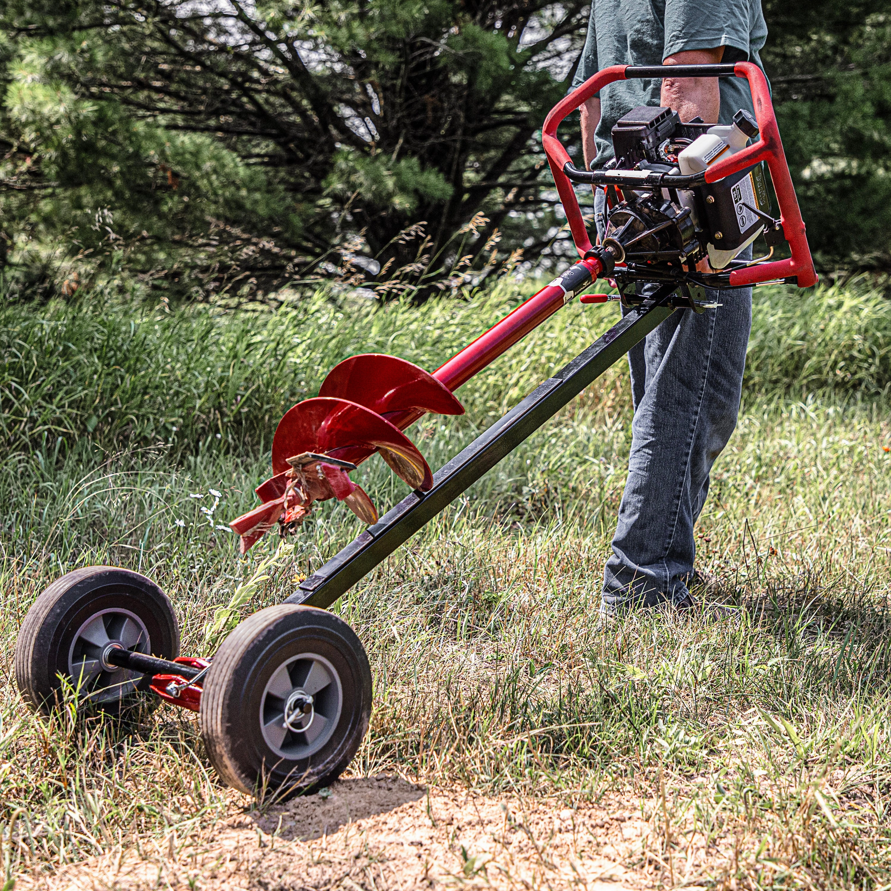 Dually Earth Auger & Outrigger Combo