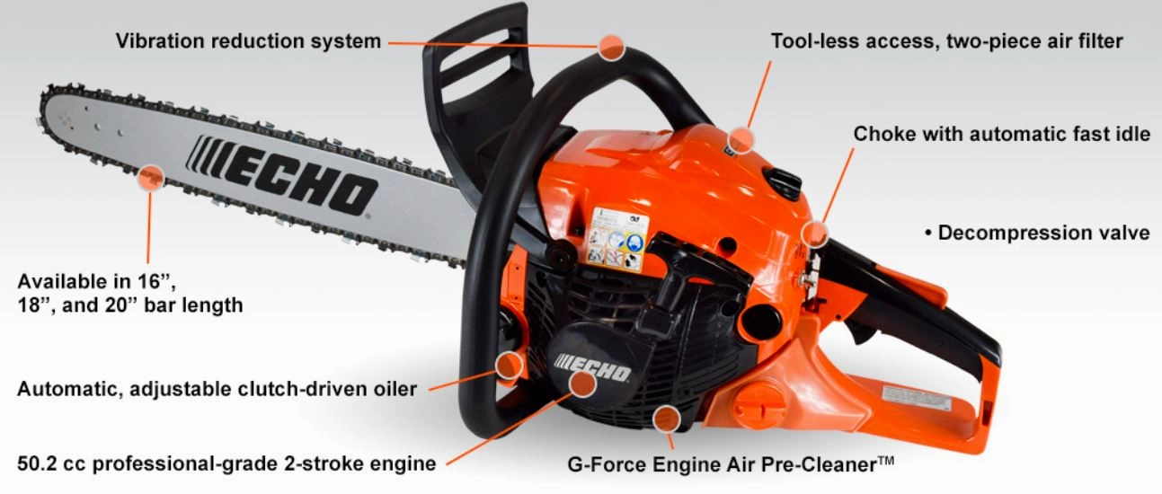 ECHO CS-4910 Rear Handle Chainsaw with 16 Bar