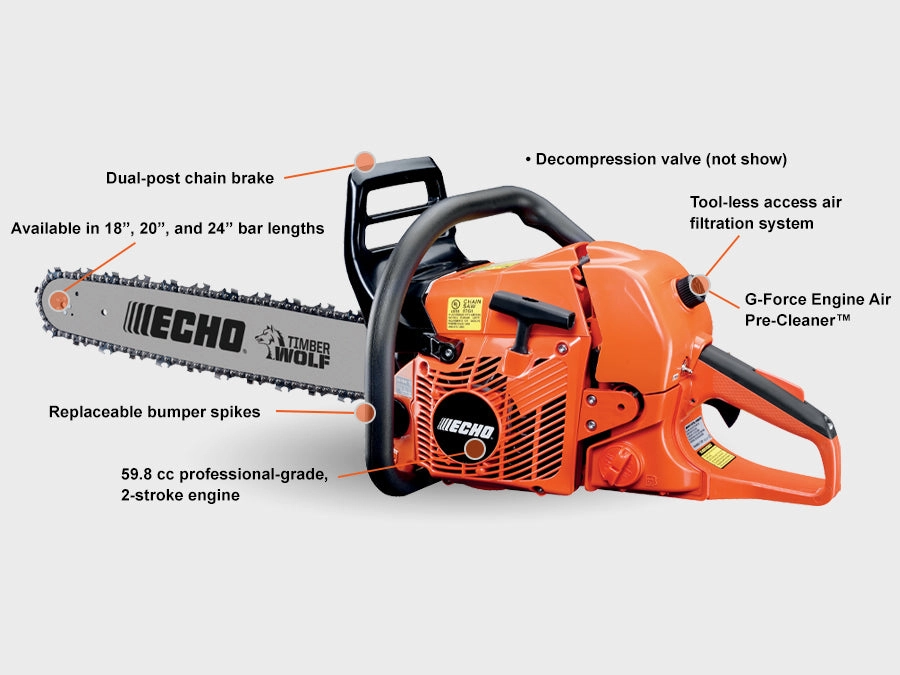 ECHO CS-590 Chainsaw with 20 Bar