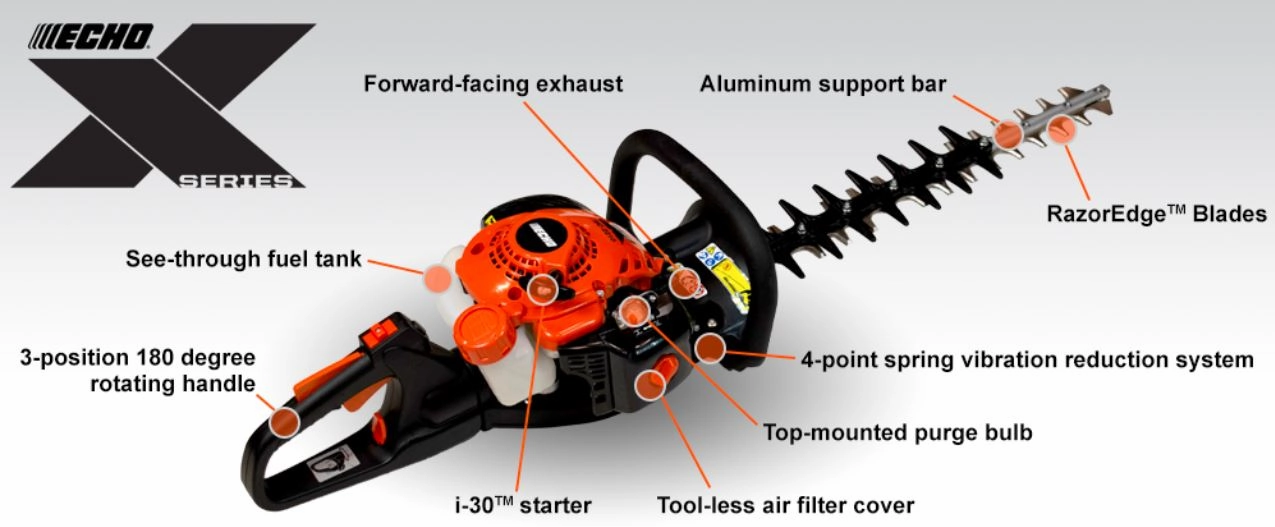 ECHO HC-2210 Hedge Trimmer with 22 Double sided Blades
