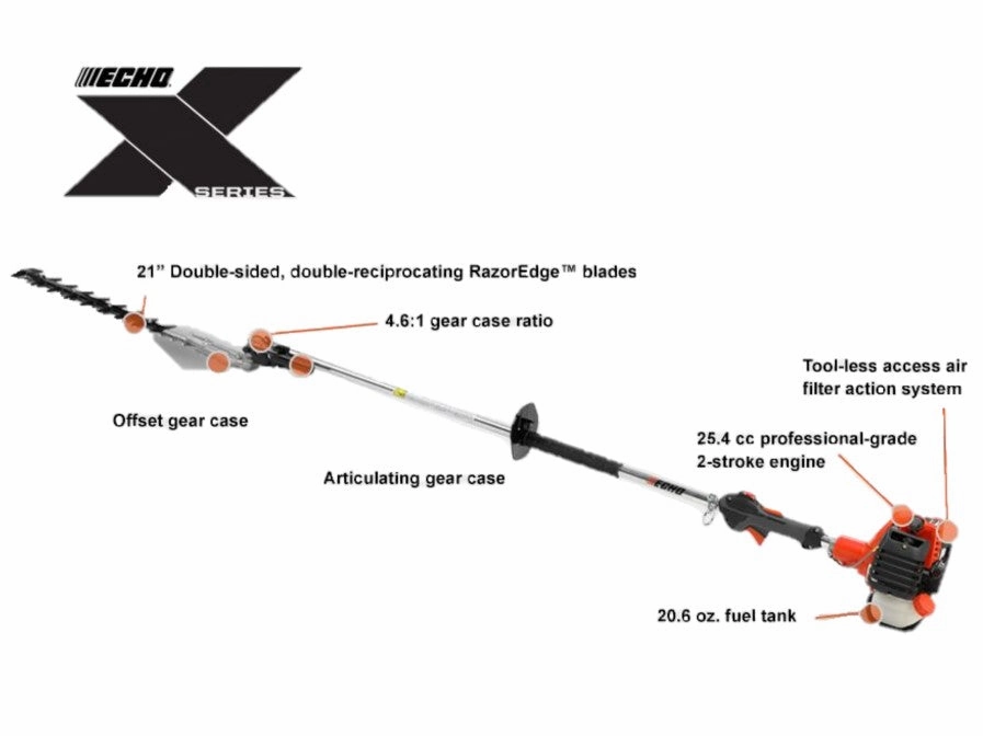 ECHO HCA-2620 20 Articulating Hedge Trimmer