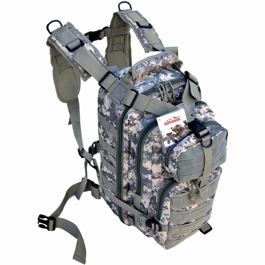 Explorer B3 Tactical Assault Military MOLLE Backpack