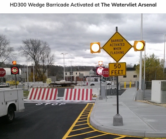 HD300 Wedge Barricade  K Rated Barrier