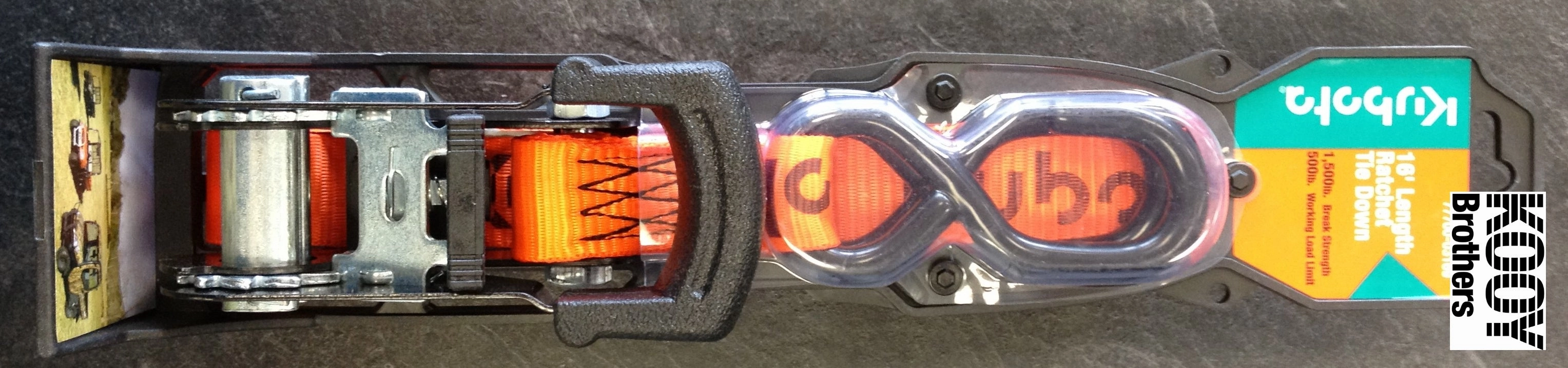 Kubota 16' Ratchet Tie Down Strap