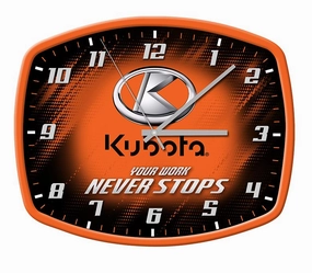 Kubota - Chrome K Shop Clock