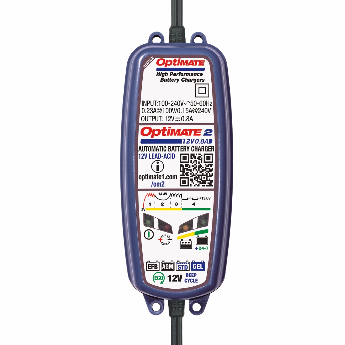 OPTIMATE 2 - 4 Step Charger