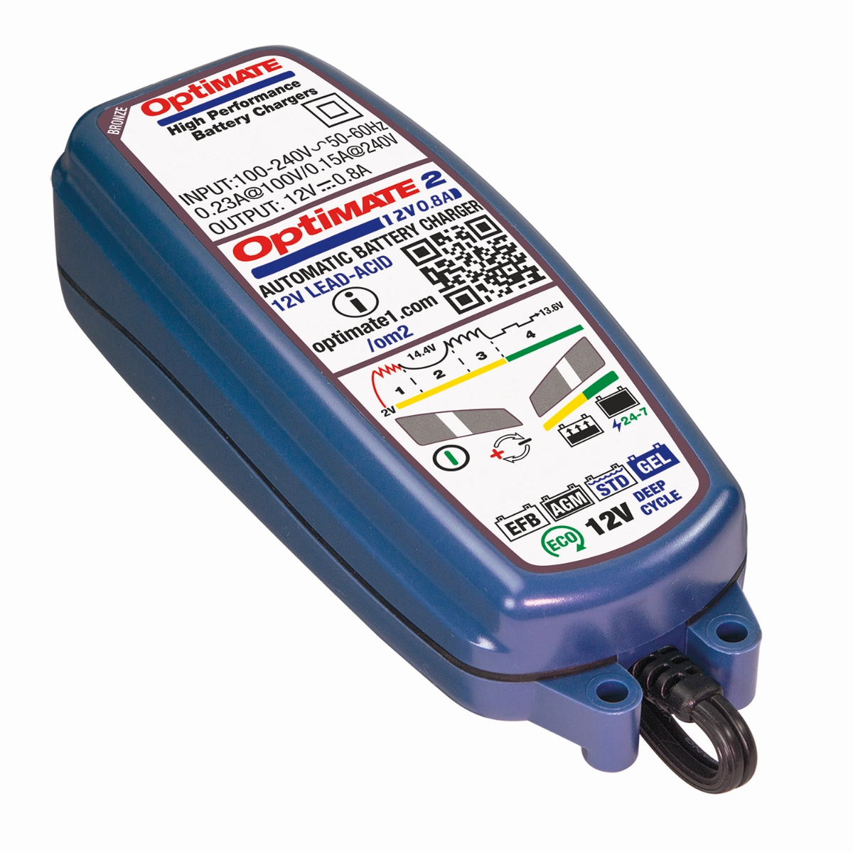 OPTIMATE 2 - 4 Step Charger