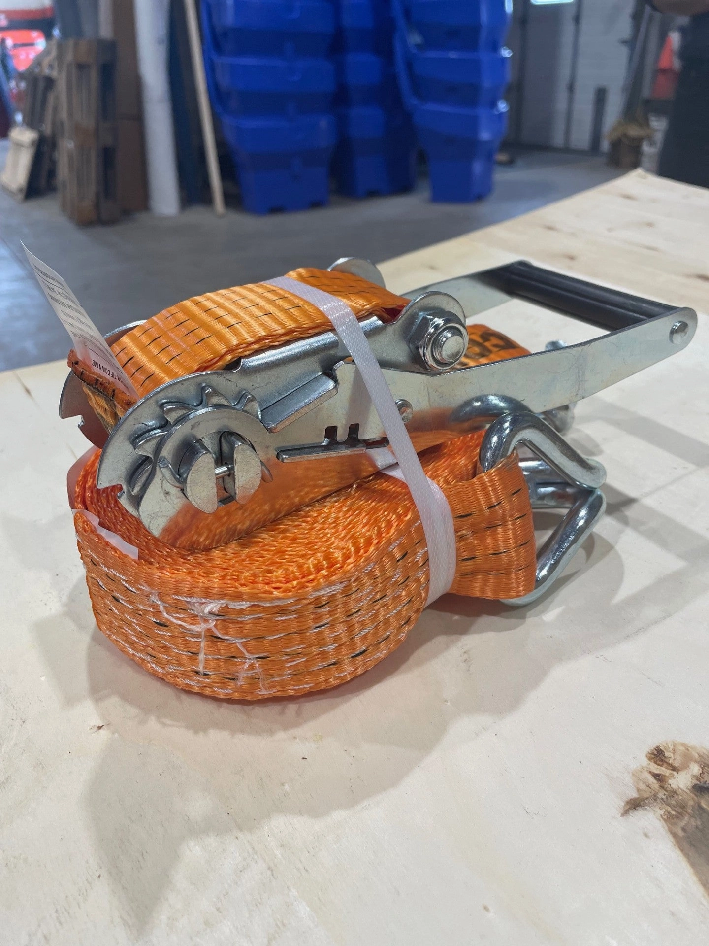 Orange Ratchet Strap 2w x 9