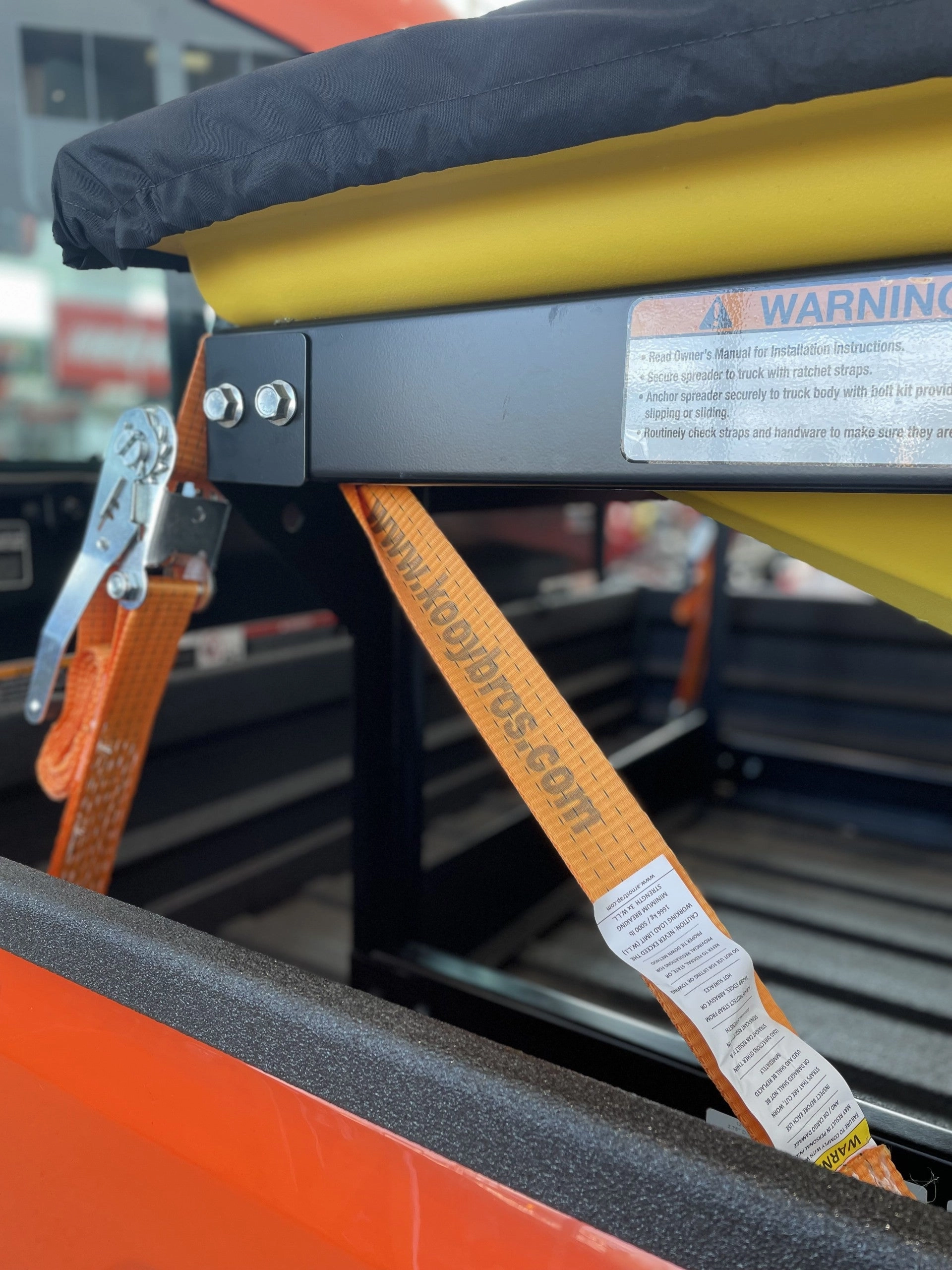 Orange Ratchet Strap 2w x 9