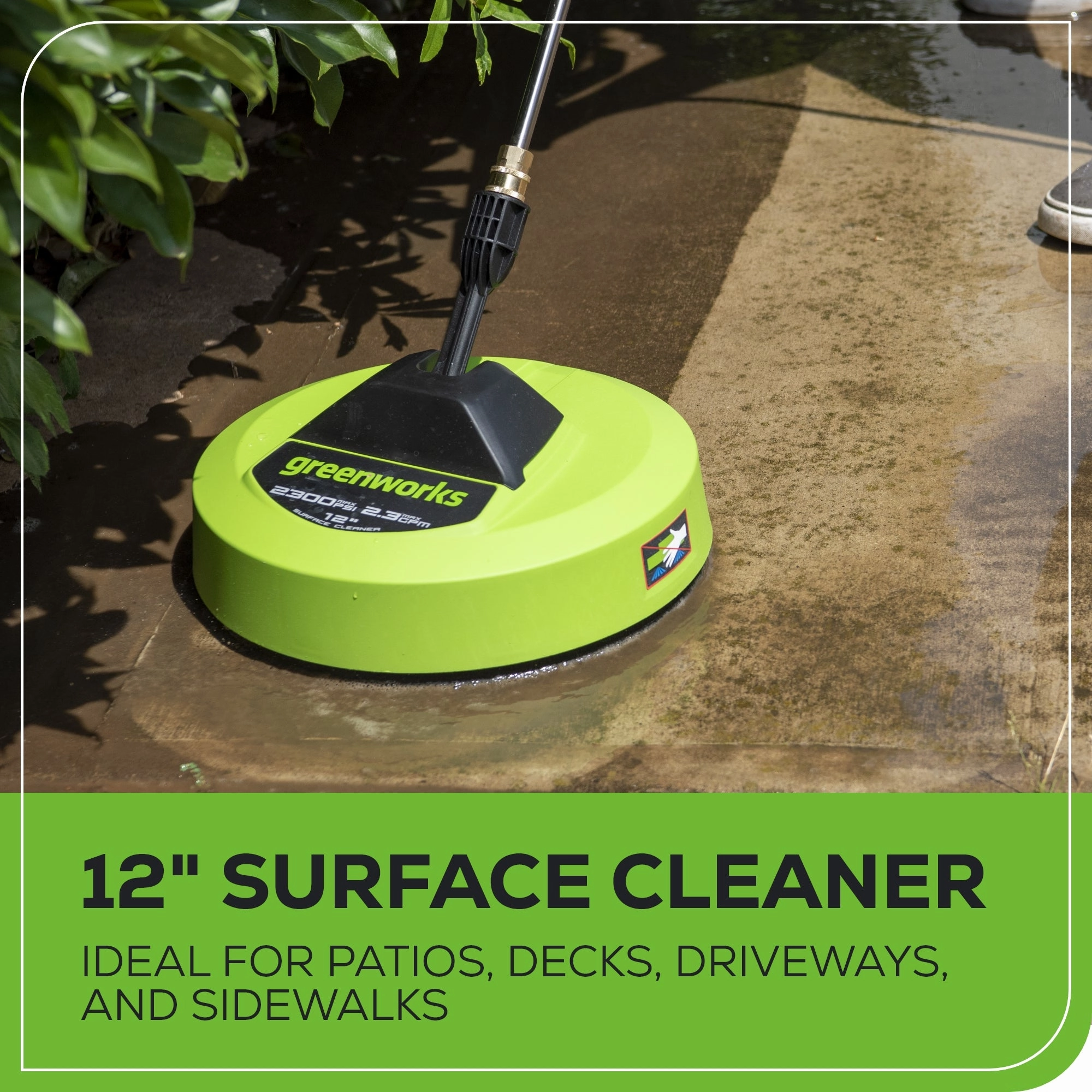 RENEWED 2000 PSI 14Amp 1.2 GPM Cold Water Electric Pressure Washer w/ 12 Surface Cleaner and Premium Foam Cannon