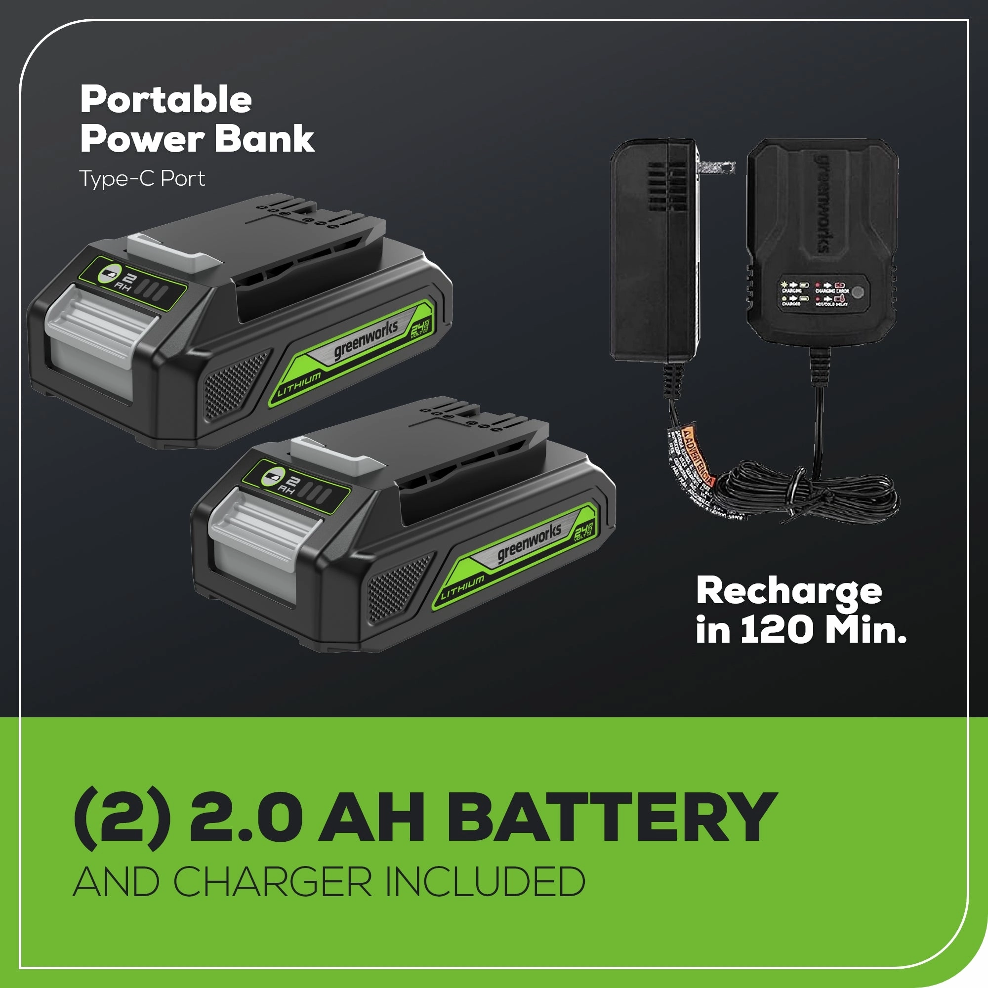 RENEWED 24V Brushless 1/2 Drill / Driver. 1/4 Hex Impact Driver. 8 pcs Bit Set & Bag Kit w/ (2) 2.0Ah Batteries & Charger