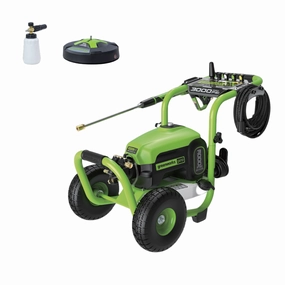 RENEWED 3000 PSI 2.0 GPM Cold Water Electric Pressure Washer w/ 15 Surface Cleaner