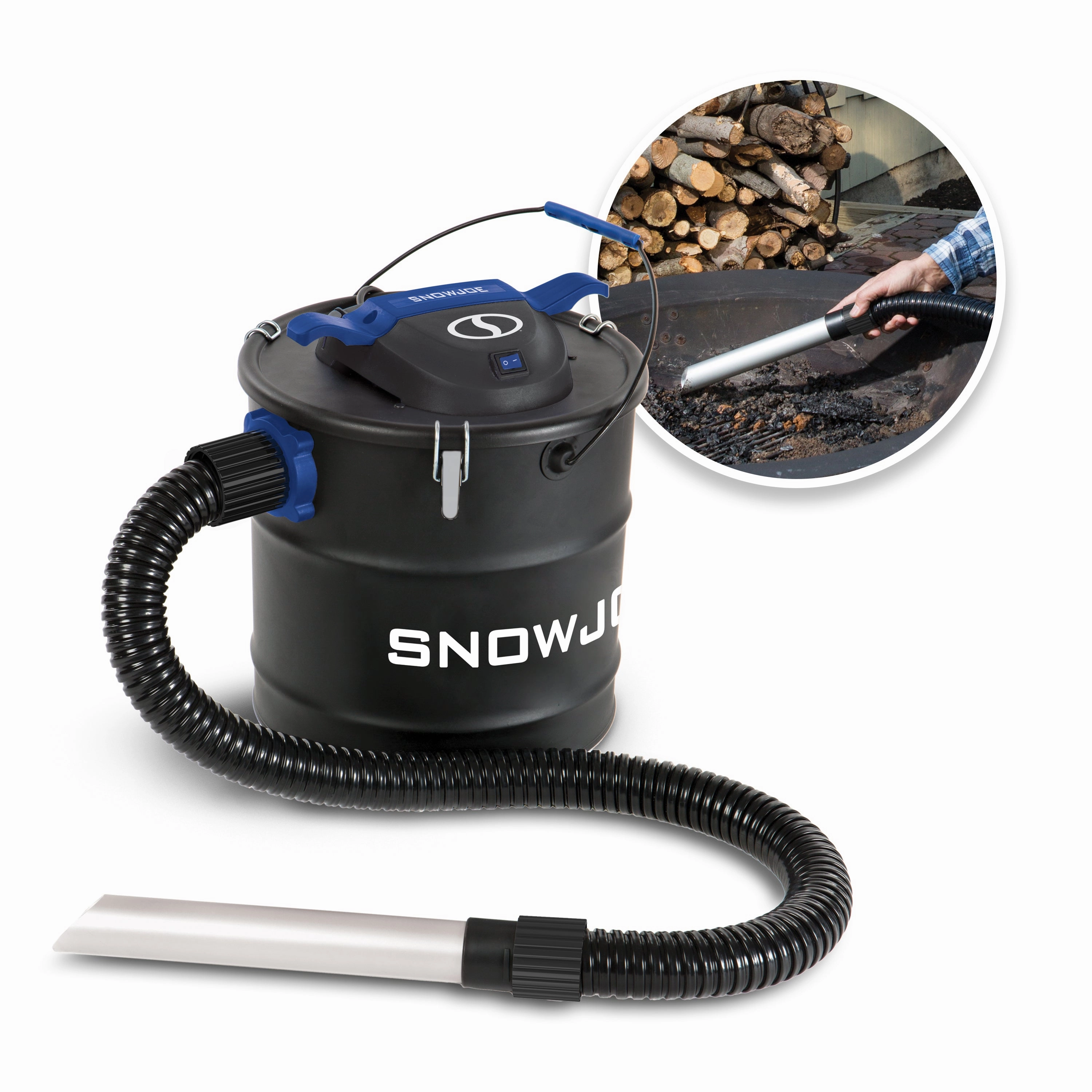 Snow Joe ASHJ202E Ash Vacuum | 5 Amp | 4.8 Gallon