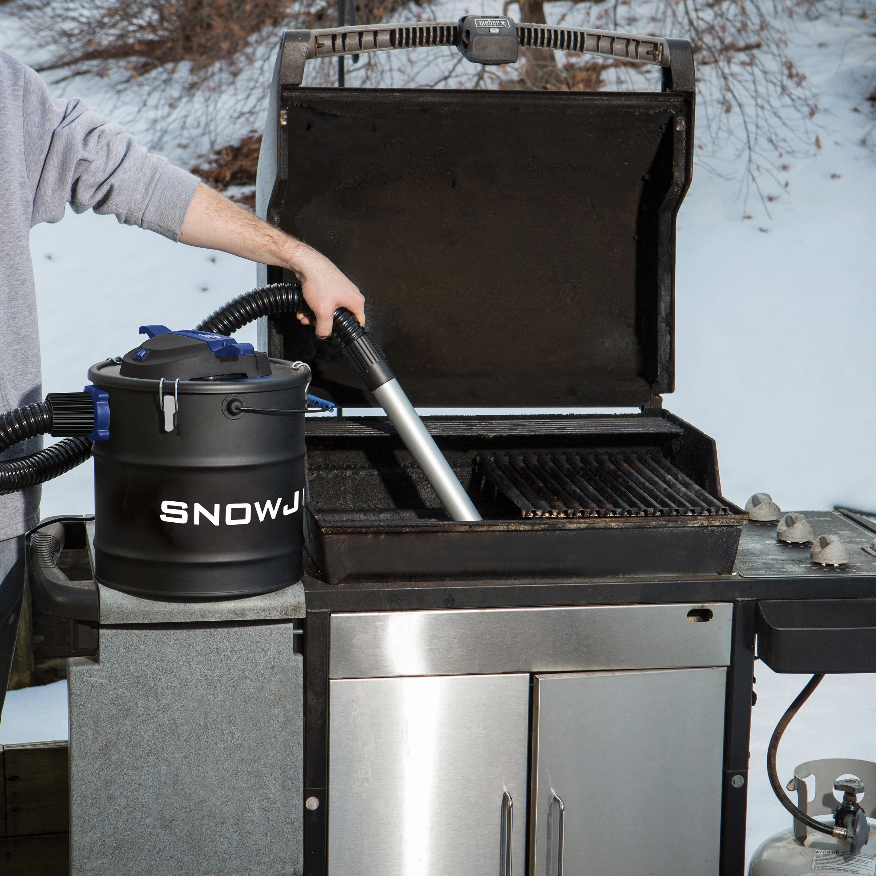 Snow Joe ASHJ202E Ash Vacuum | 5 Amp | 4.8 Gallon