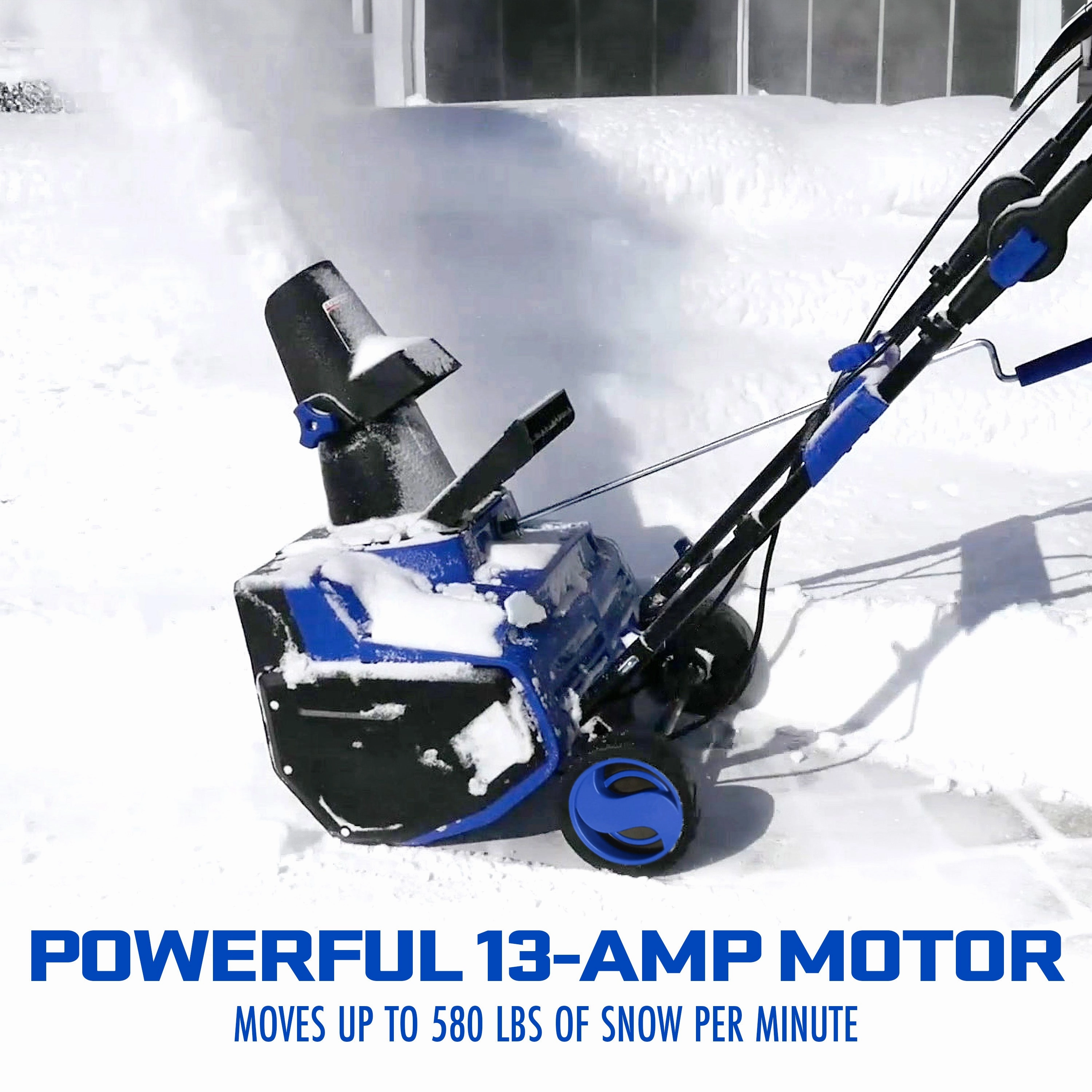 Snow Joe SJ618E Electric Walk-Behind Single-Stage Snow Blower | 18-inch | 13-amp