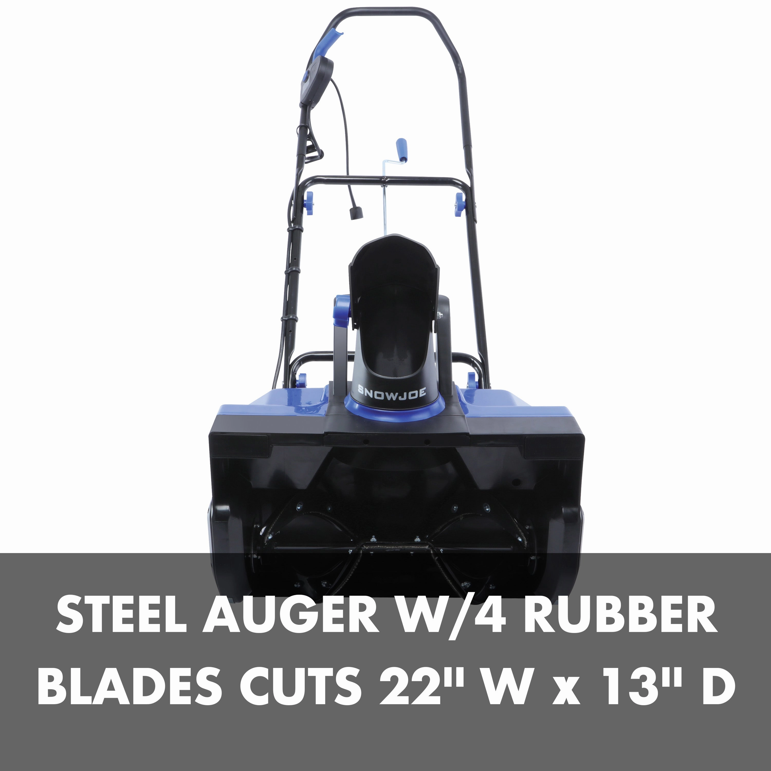 Snow Joe SJ626E Electric Walk-Behind Single-Stage Snow Blower | 22-inch | 14.5-amp