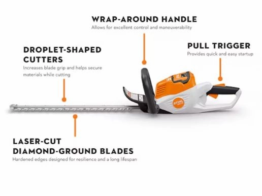 STIHL HSA 50 Battery Powered Cordless Hedge Trimmer