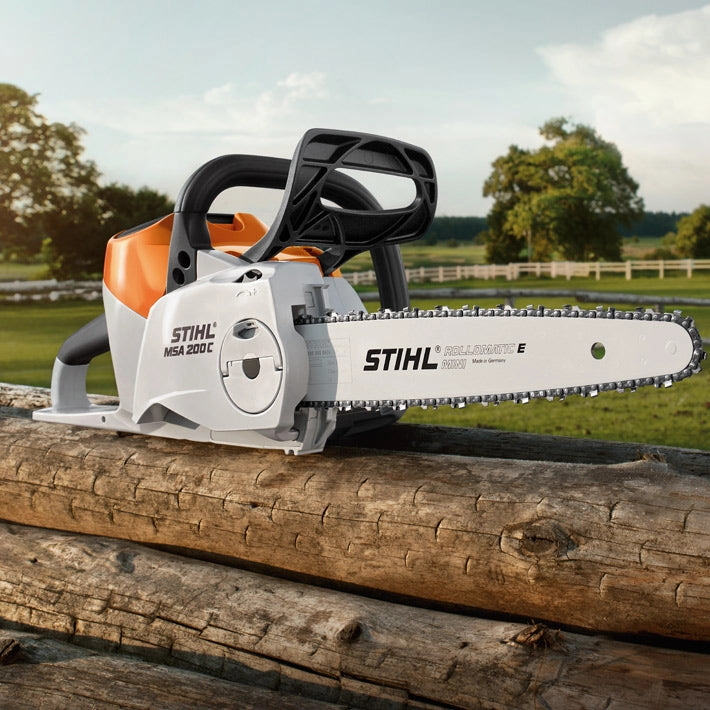 STIHL MSA 200 C-BQ Chainsaw Lithium-Ion Battery Powered with 14 bar
