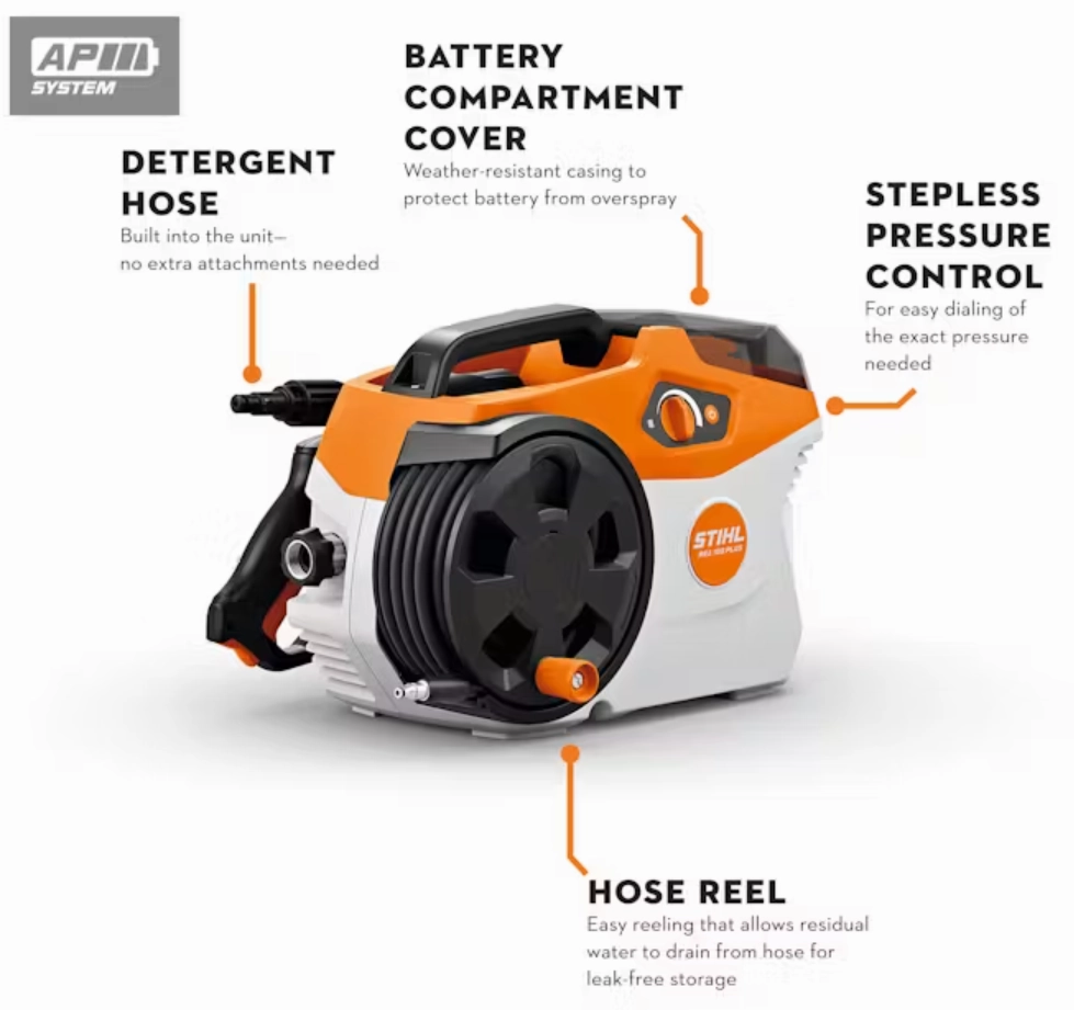 STIHL REA 100 PLUS Battery Pressure Washer