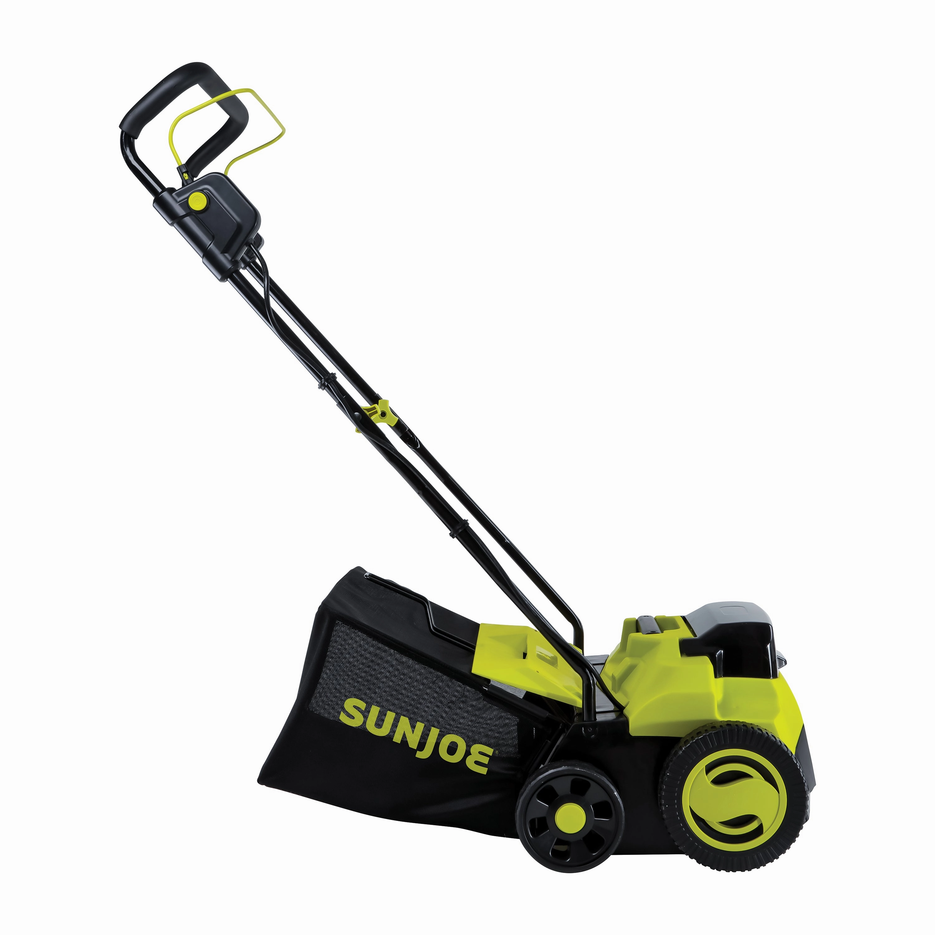 Sun Joe 24V-X2-DTS15 48-Volt* IONMAX Cordless Scarifier   Dethatcher | 5-Depth Positions | 15-inch | Brushless Motor | W/ 2 x 4.0-Ah Batteries   Charger