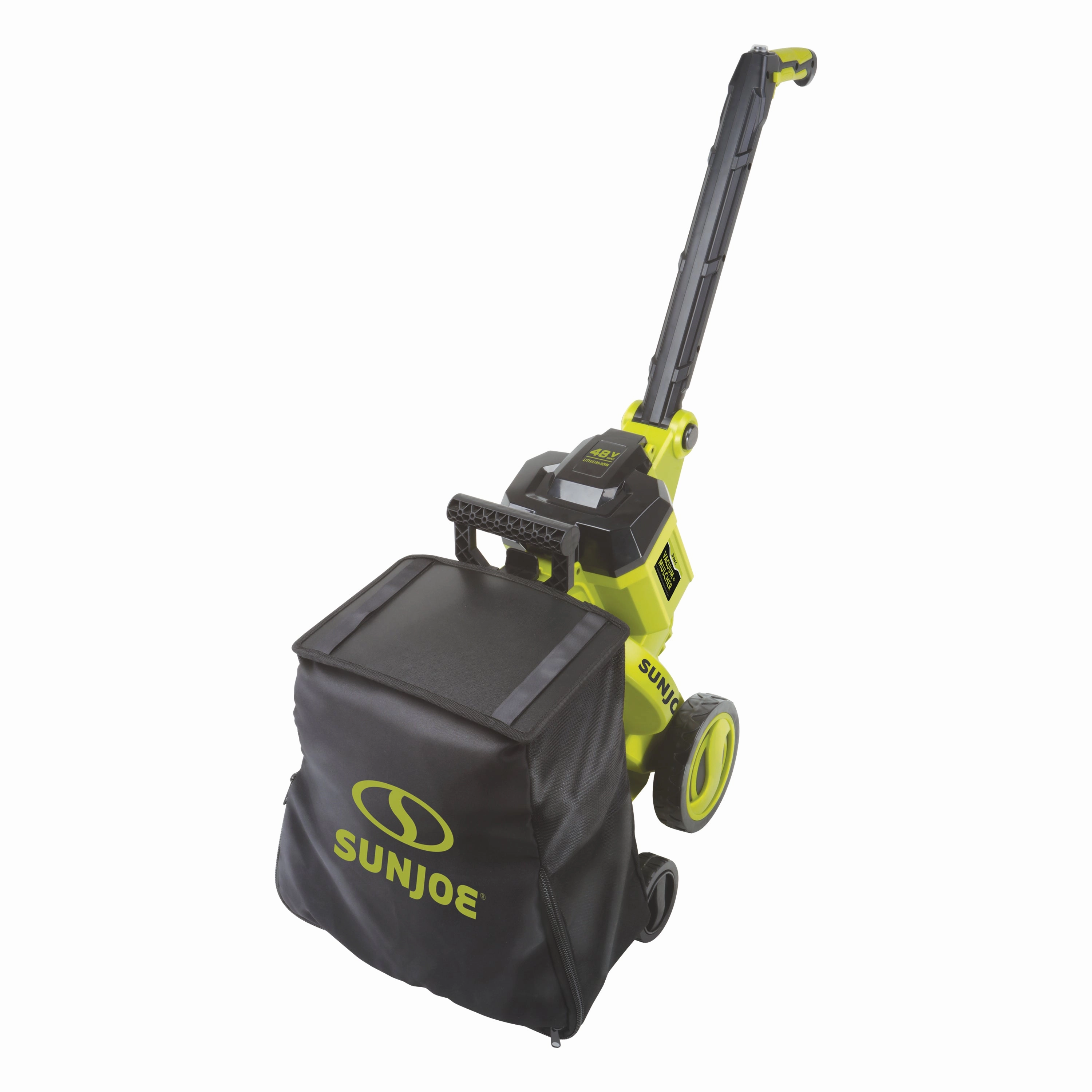 Sun Joe 24V-X2-OGV 48-Volt* IONMAX Cordless Outdoor Garden Vacuum   Mulcher Kit | 850 CFM | 15:1 Mulch Ratio | 2 x 4.0-Ah Batteries   Charger