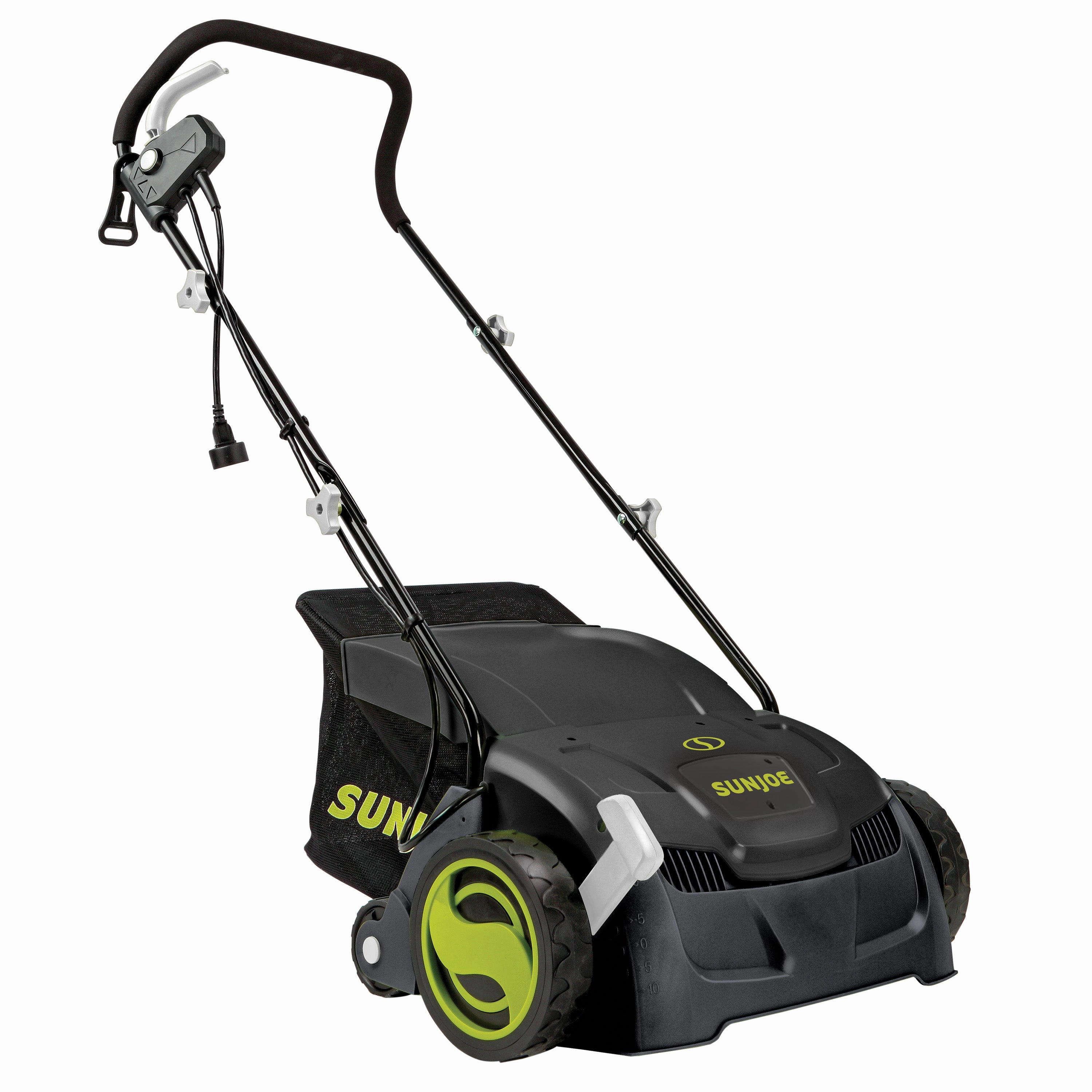 Sun Joe AJ801E Electric Lawn Dethatcher   Scarifier W/ Collection Bag | 12.6-inch | 12-Amp