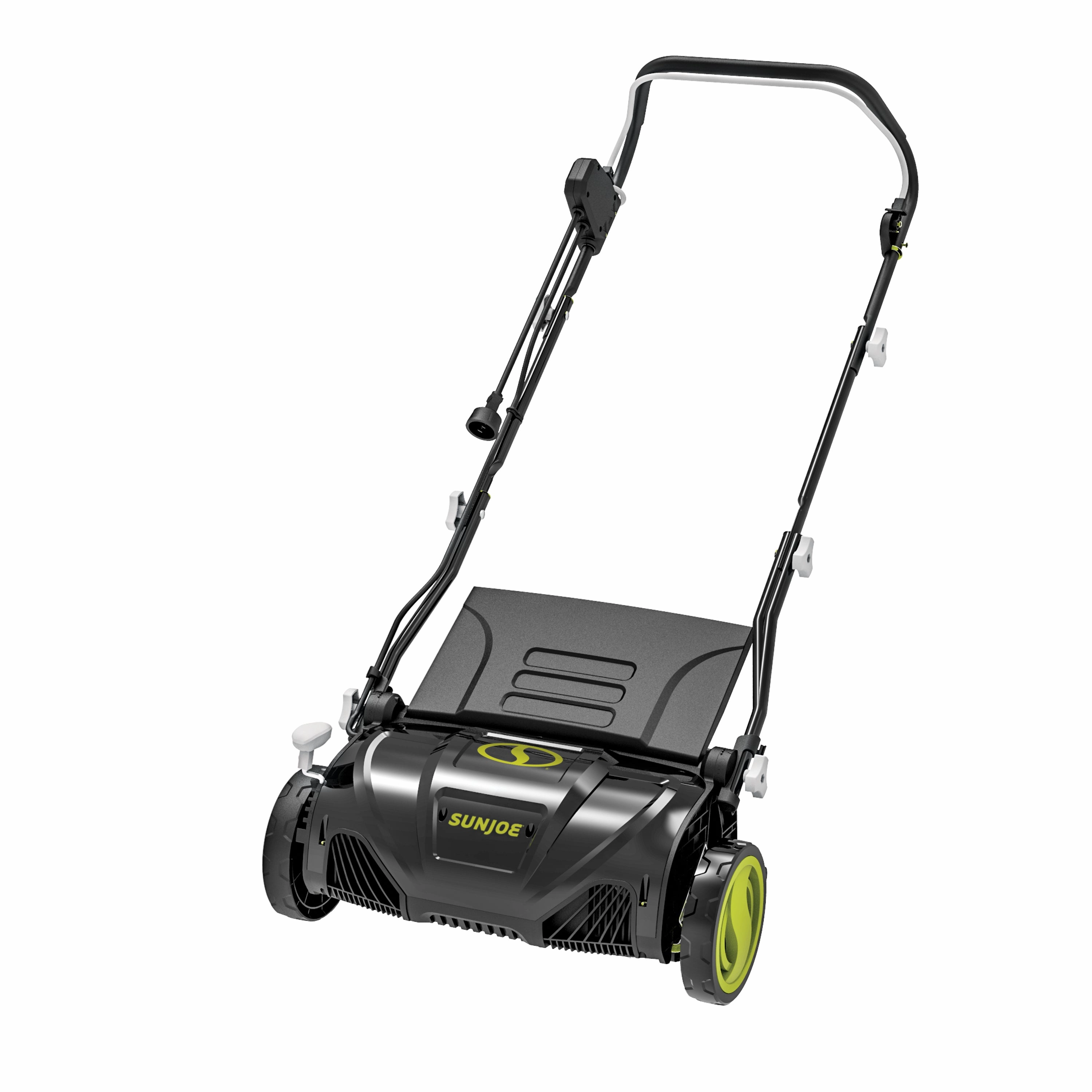 Sun Joe AJ805E Electric Lawn Dethatcher   Scarifier W/ Collection Bag | 15-inch | 13-Amp