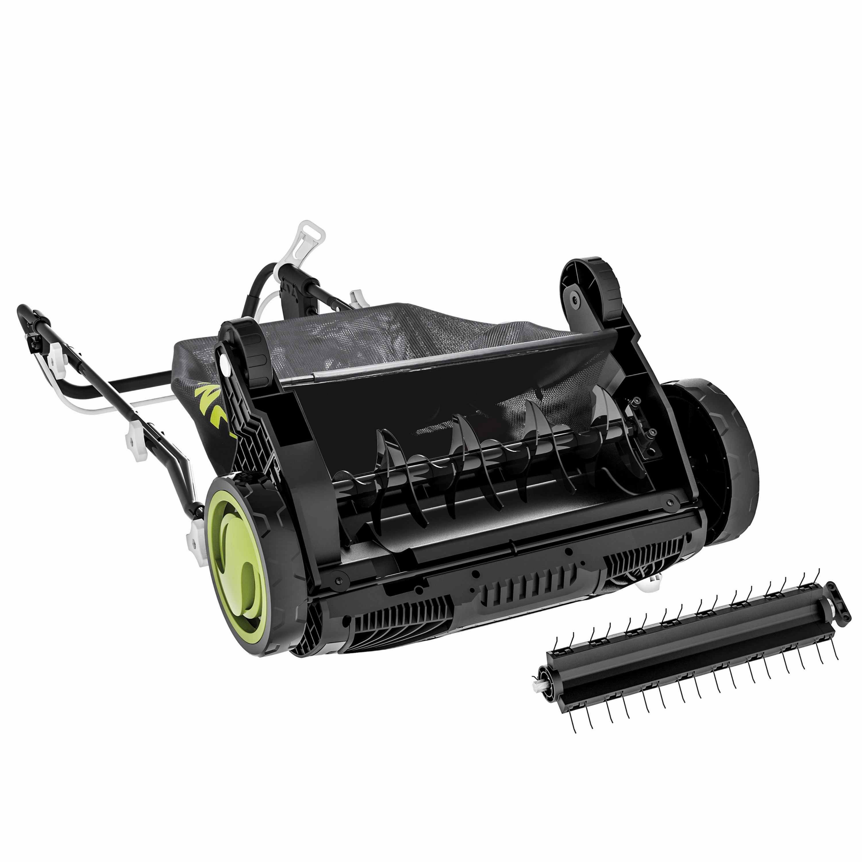 Sun Joe AJ805E Electric Lawn Dethatcher   Scarifier W/ Collection Bag | 15-inch | 13-Amp