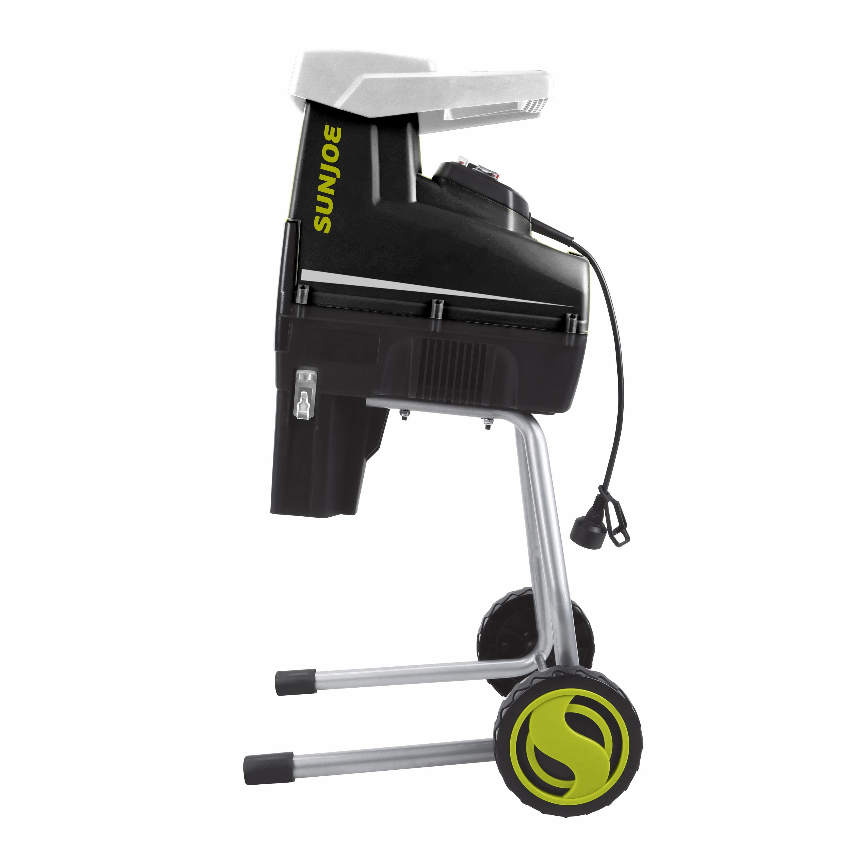 Sun Joe CJ603E Silent Electric Wood Chipper   Shredder W/ Collection Bag | 1.7-inch Cutting Diameter | 15-Amp