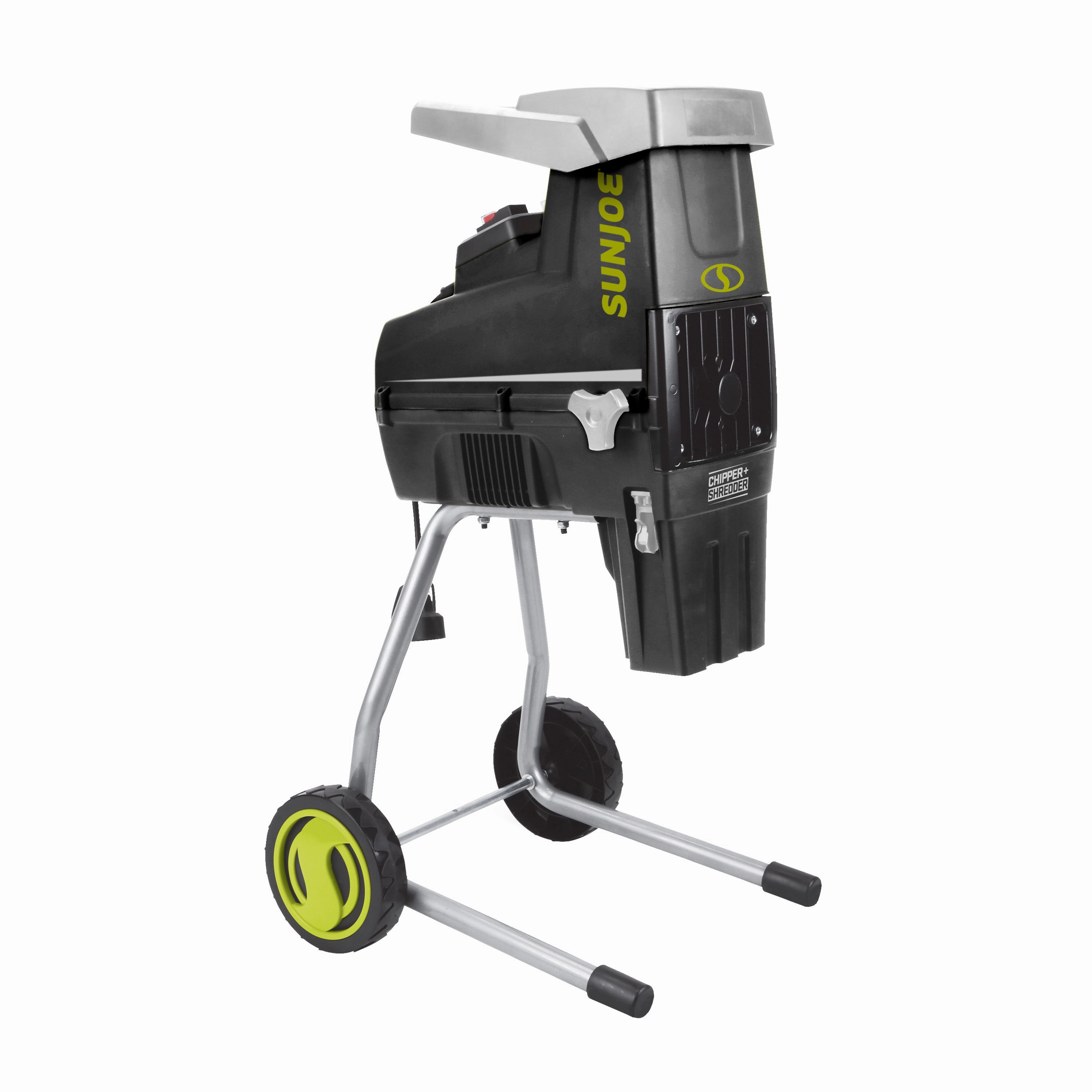 Sun Joe CJ603E Silent Electric Wood Chipper   Shredder W/ Collection Bag | 1.7-inch Cutting Diameter | 15-Amp