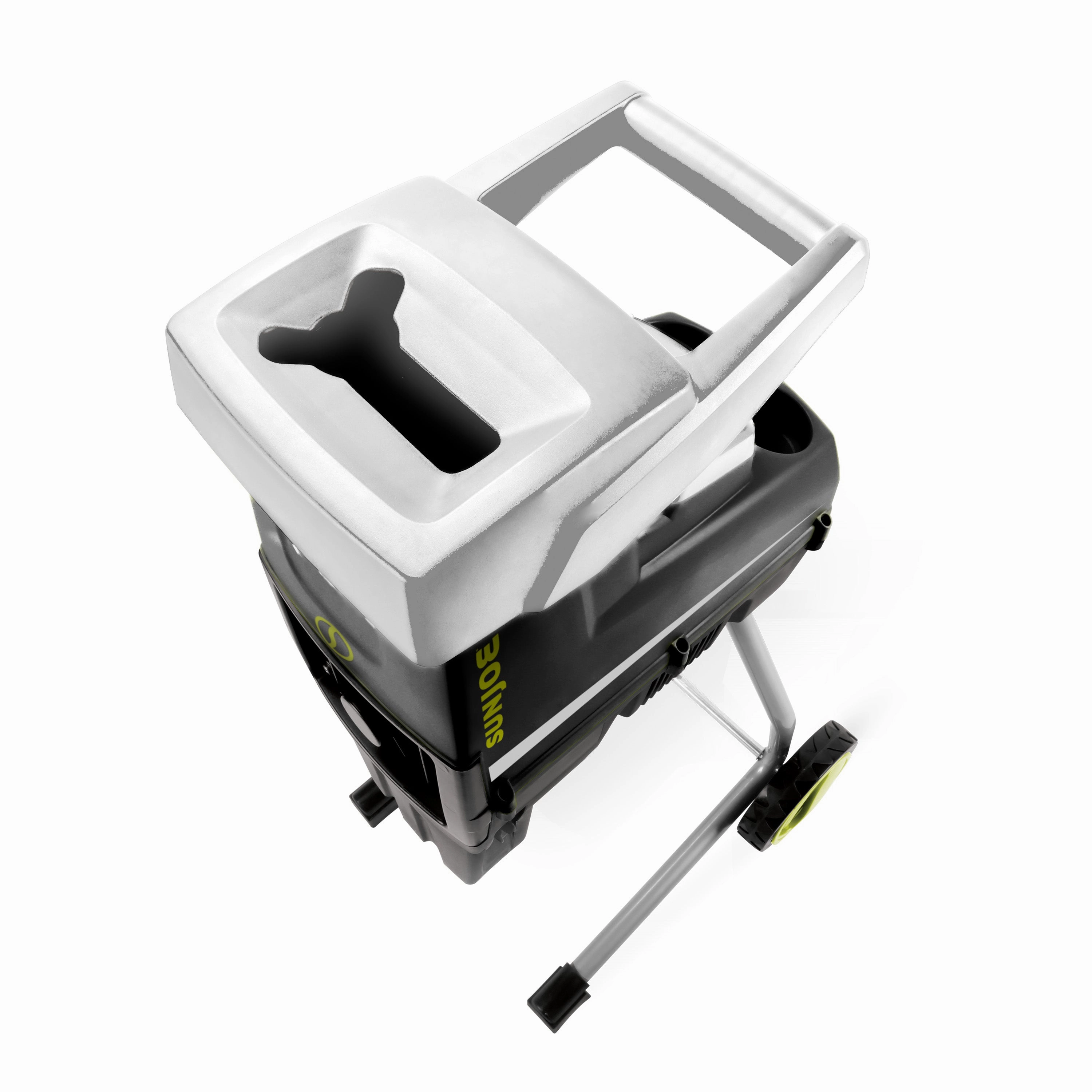 Sun Joe CJ603E Silent Electric Wood Chipper   Shredder W/ Collection Bag | 1.7-inch Cutting Diameter | 15-Amp
