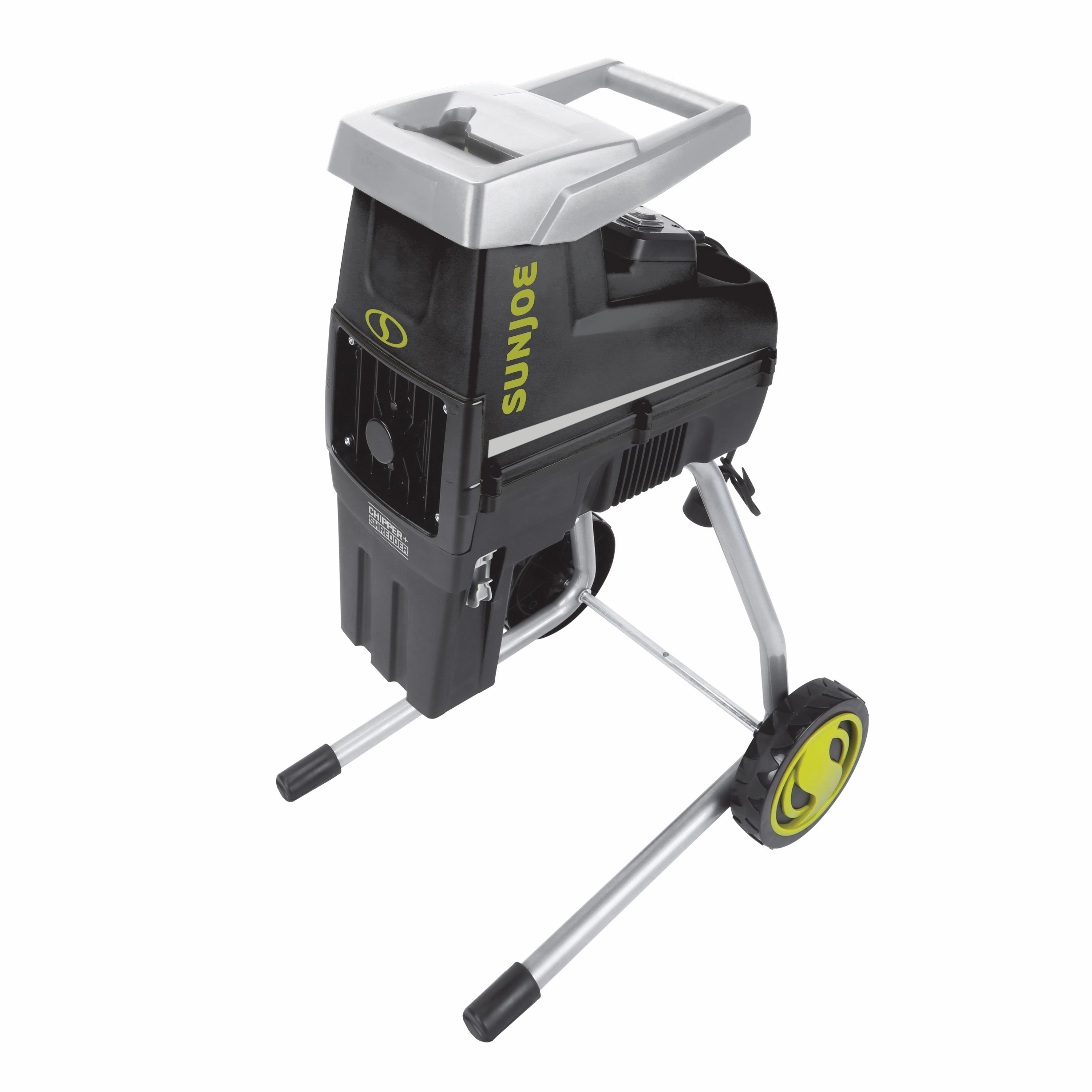 Sun Joe CJ603E Silent Electric Wood Chipper   Shredder W/ Collection Bag | 1.7-inch Cutting Diameter | 15-Amp