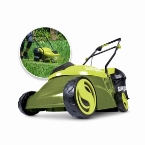 Sun Joe MJ401C 28-Volt Cordless Walk-Behind Push Lawn Mower | 14-inch | 3-Position Height Adjustment