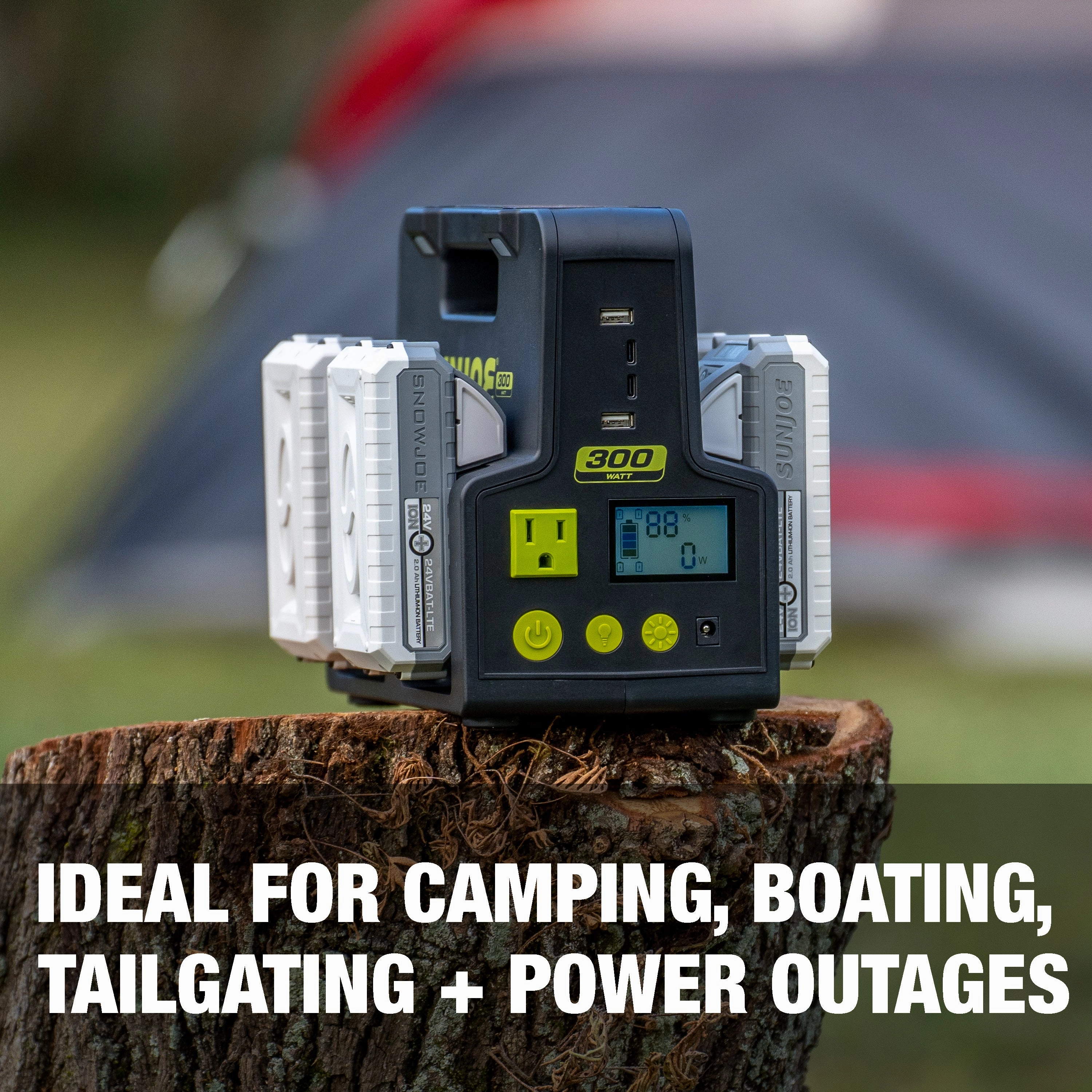 Sun Joe Portable Power Bundle | Generator   Power Station   Extension Cord