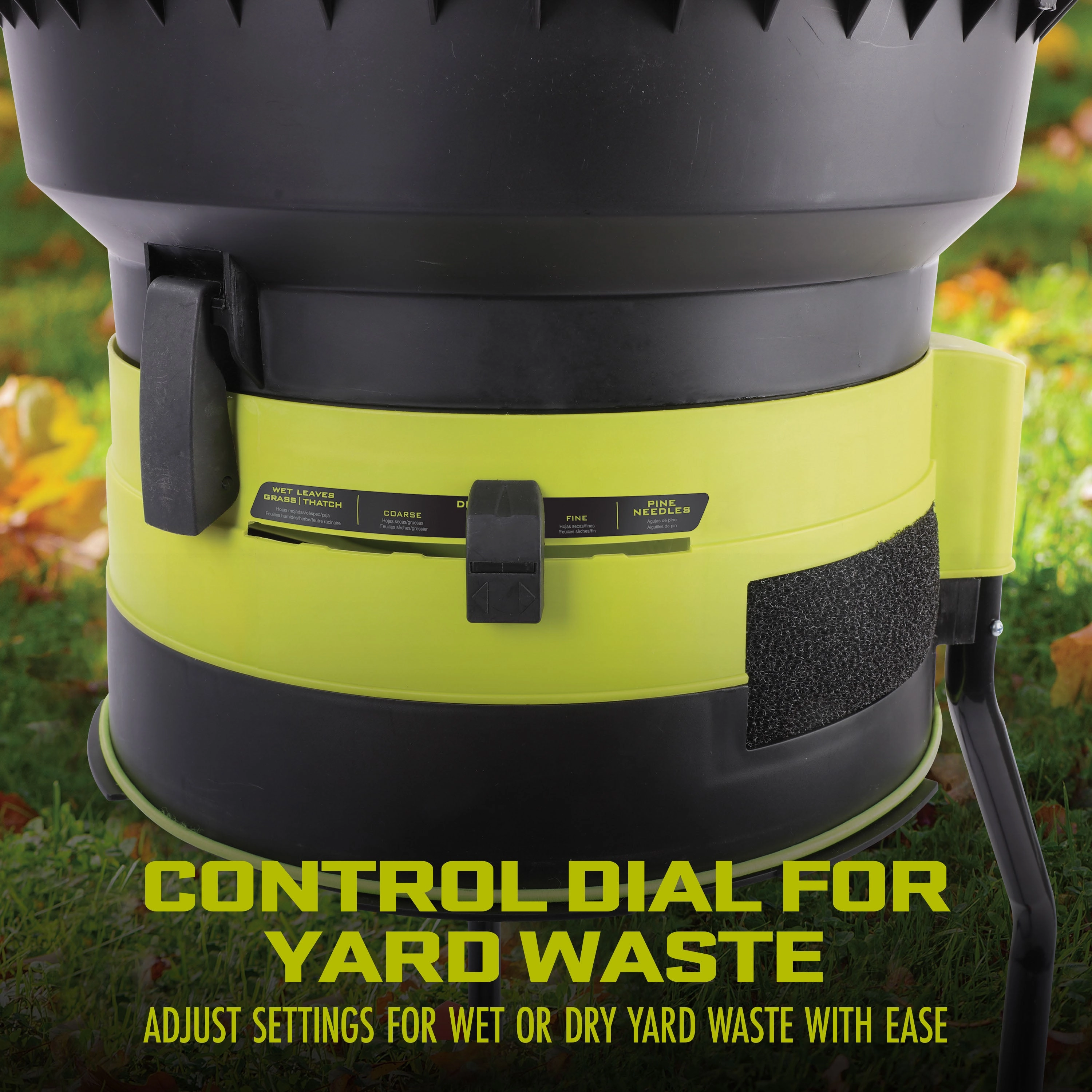 Sun Joe SDJ617E Bladeless Electric Leaf Mulcher   Shredder | 15 Amp | 8.000 RPM | Mulches Up To 55 Gallons of Leaves Per Minute