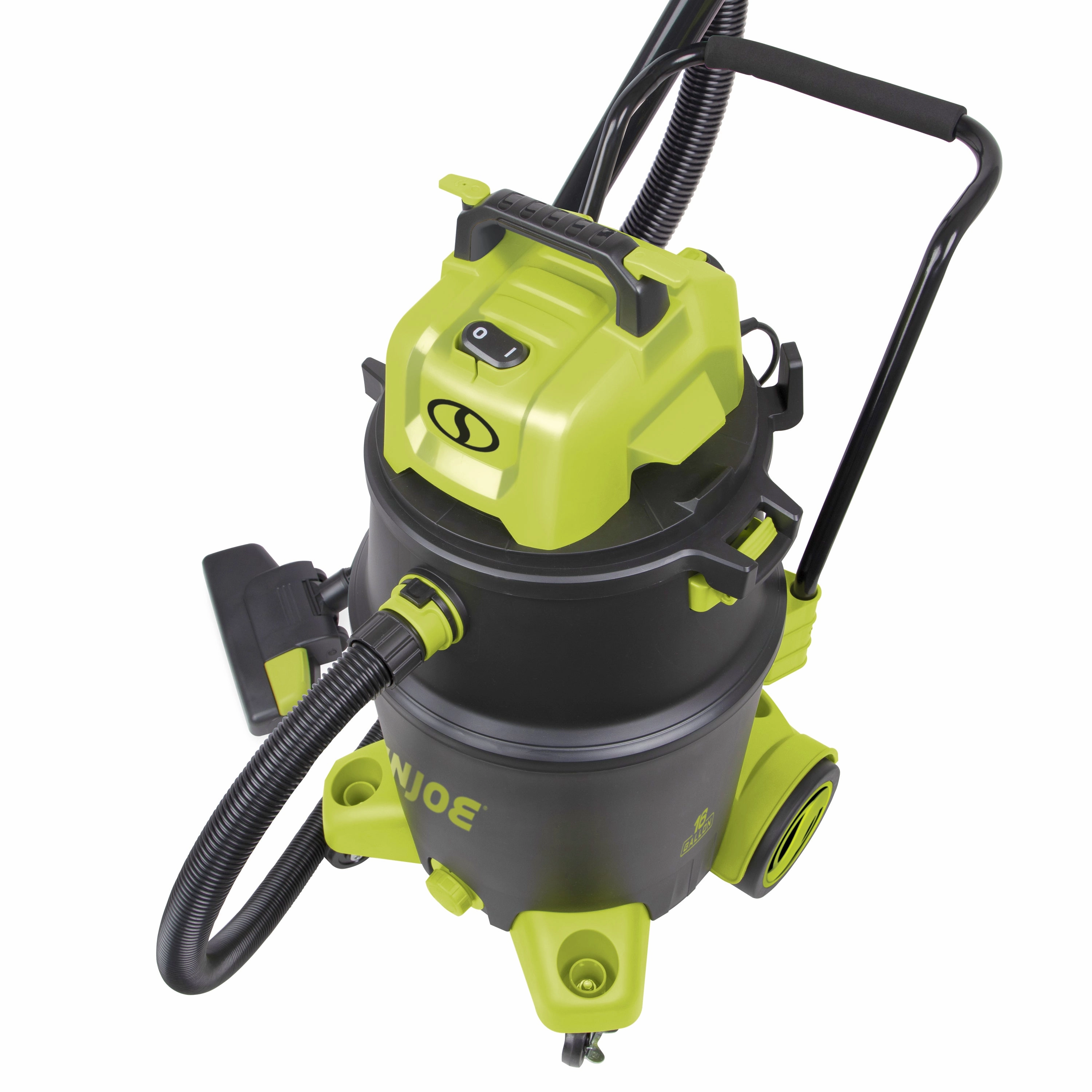 Sun Joe SWD16000 HEPA Filtration Wet/Dry Shop Vacuum w/ Cleaning Attachments | 16-Gal | 1200-Watt | 6.5 Peak HP | For Home. Workshops. Pet hair & Auto Use