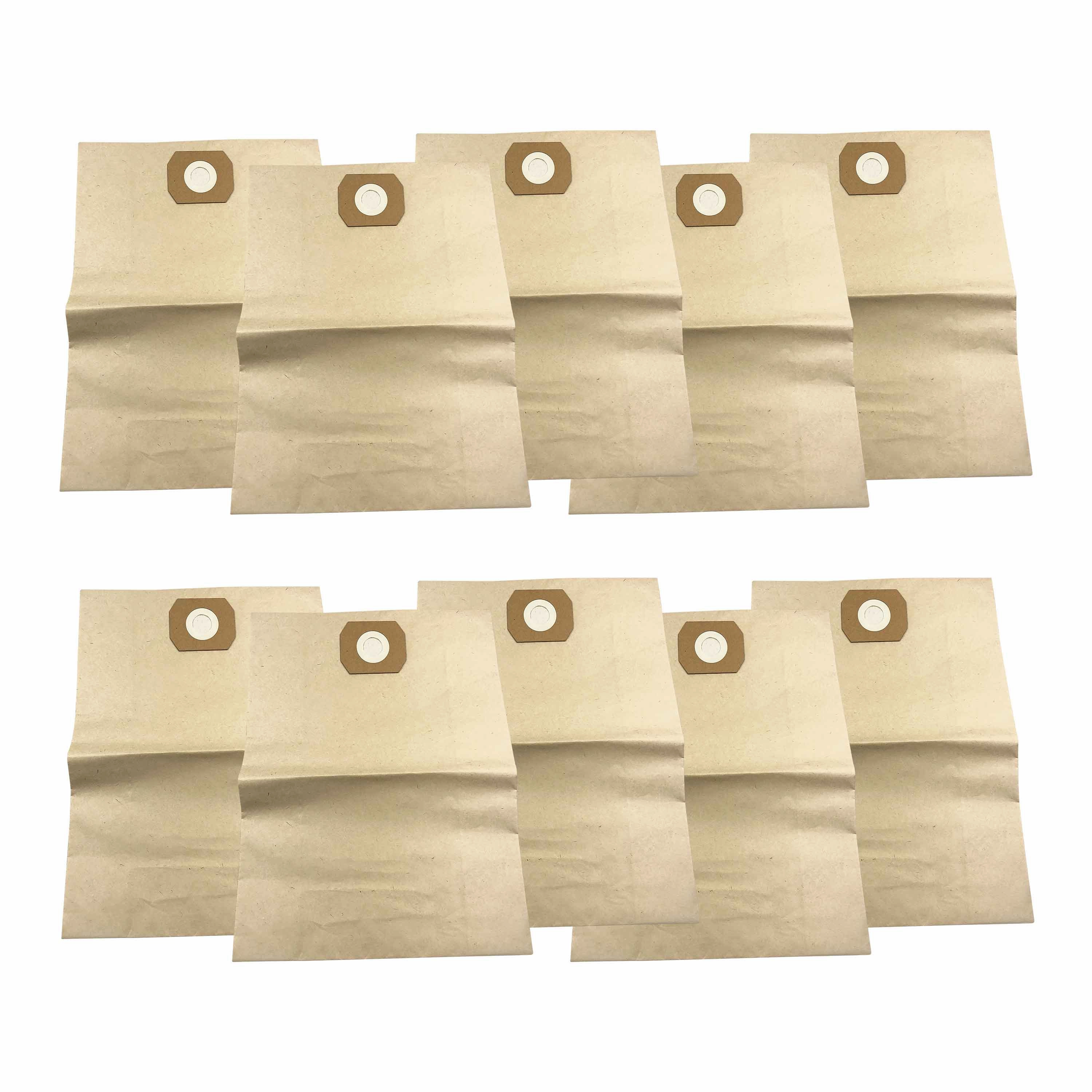Sun Joe SWD-12GB-10PK Universal Replacement Paper Filter Bag for SWD12000 Wet / Dry Vacuum and Others | 10 Pack