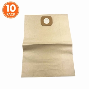 Sun Joe SWD-12GB-10PK Universal Replacement Paper Filter Bag for SWD12000 Wet / Dry Vacuum and Others | 10 Pack