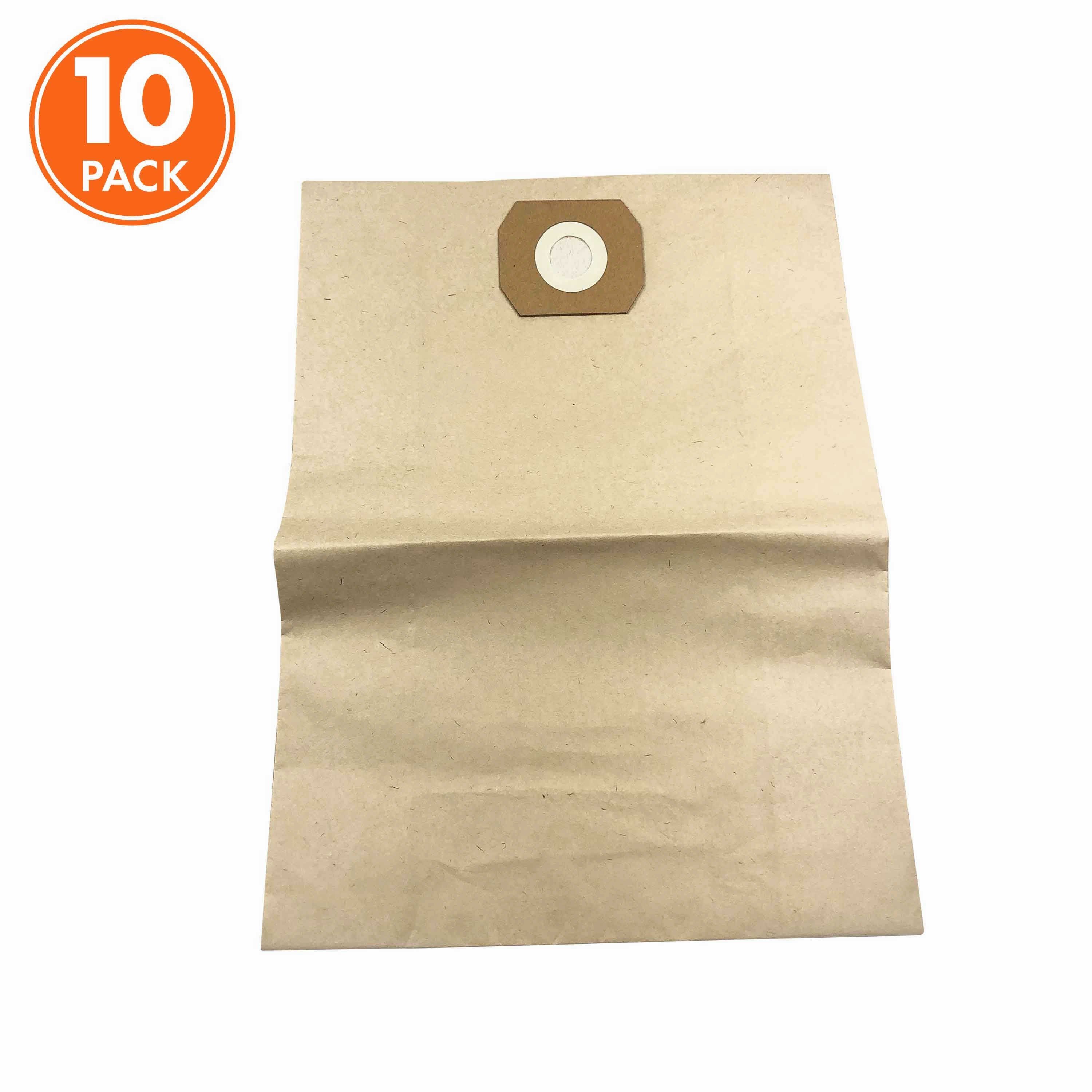 Sun Joe SWD-12GB-10PK Universal Replacement Paper Filter Bag for SWD12000 Wet / Dry Vacuum and Others | 10 Pack