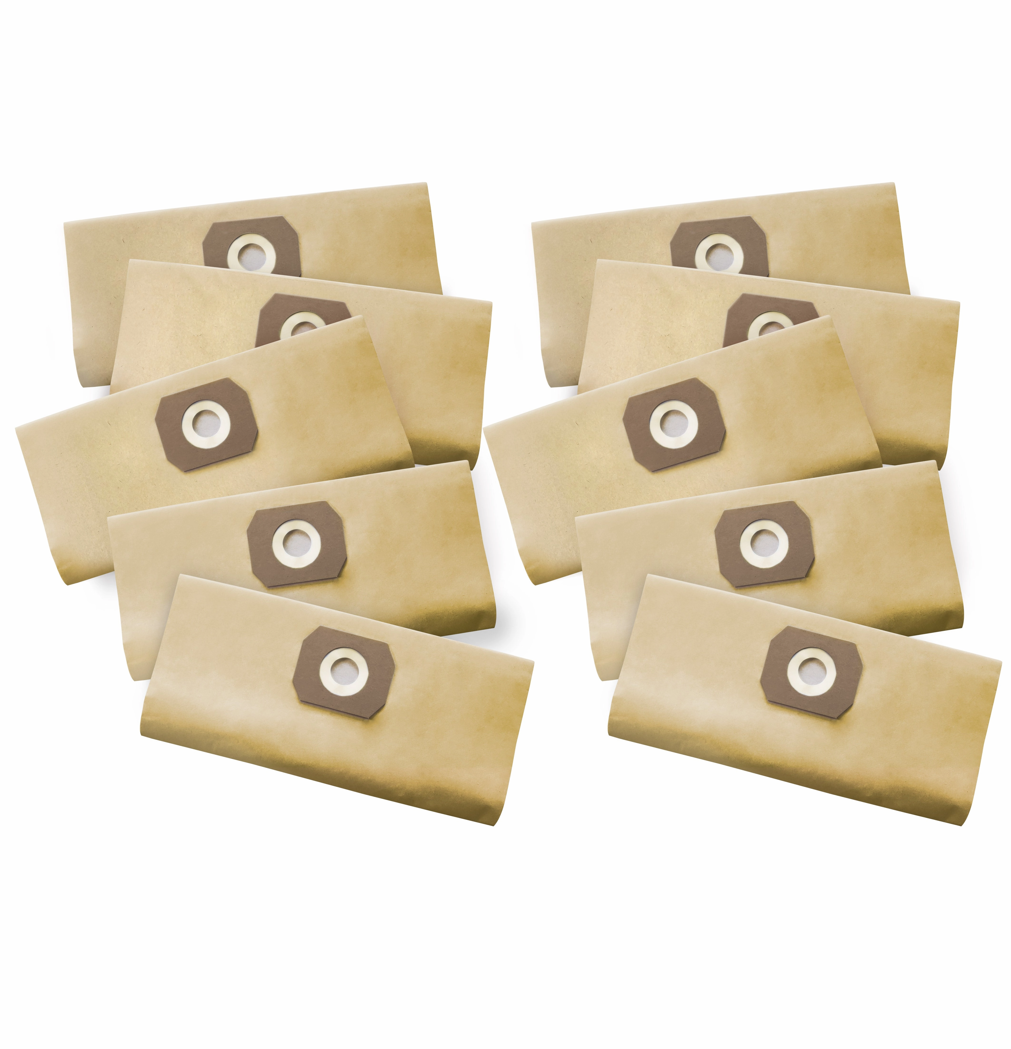 Sun Joe SWD-8GB-10PK Universal Replacement Paper Filter Bag for SWD8000 Wet / Dry Vacuum and Others | 10 Pack