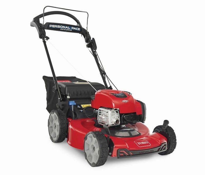 Toro 21464 Push Lawnmower Recycler 22 Self Propelled with Electric Start and High Rear Wheels