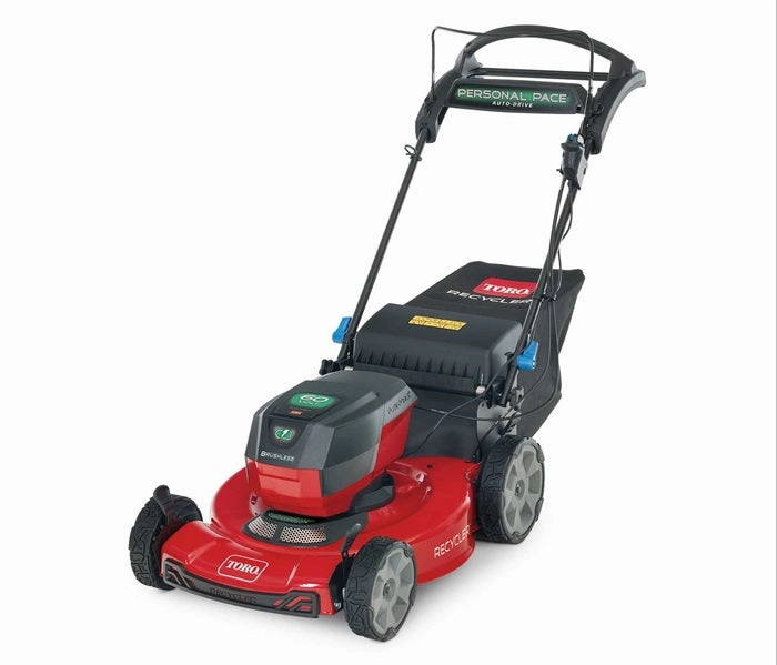 Toro 21466 Recycler 22 60V Battery Powered Lawn Mower with Personal Pace. Smart Stow and High Wheels
